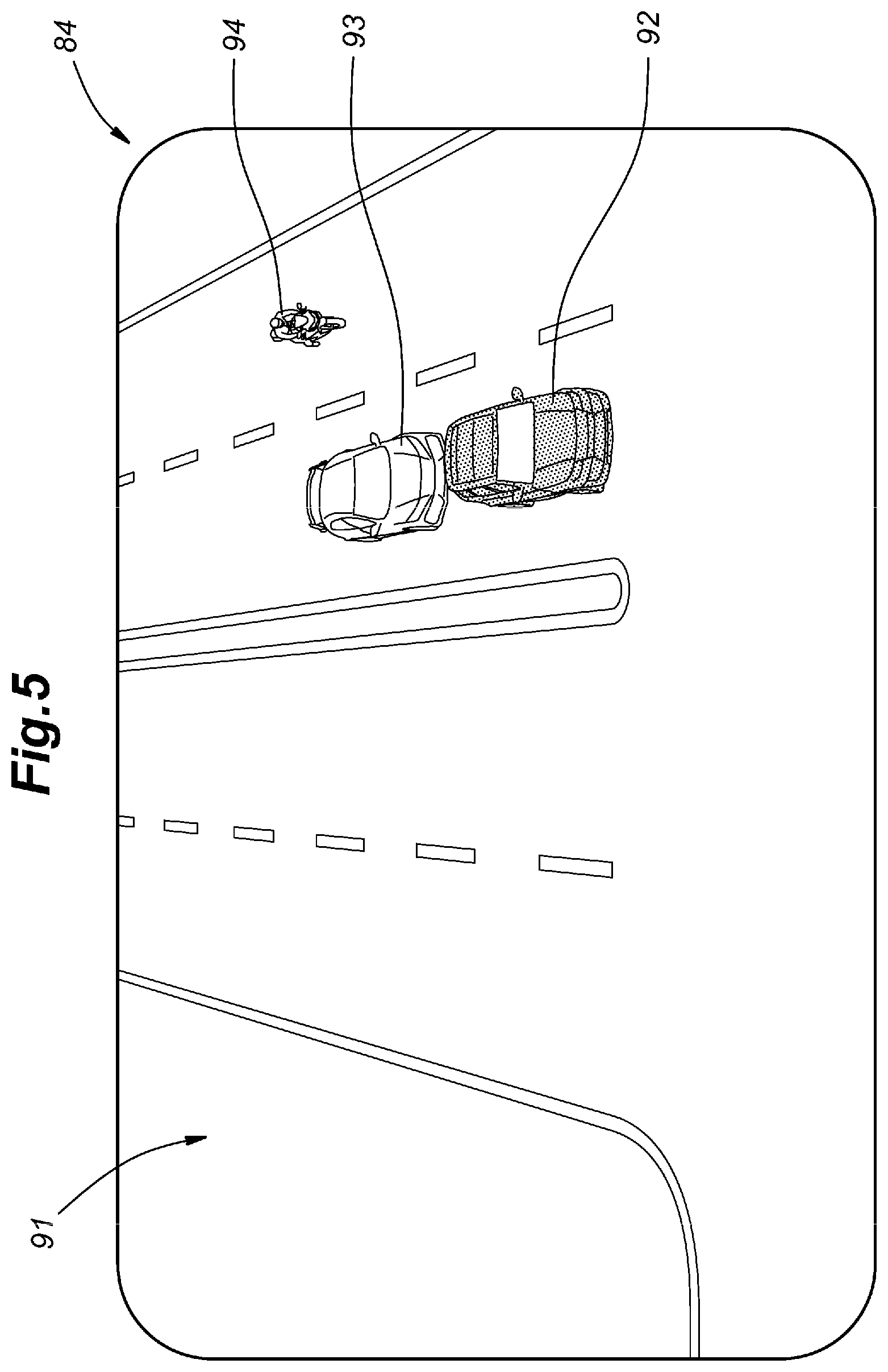Patent US12586466 Figure 5 – Traffic safety assistance system
