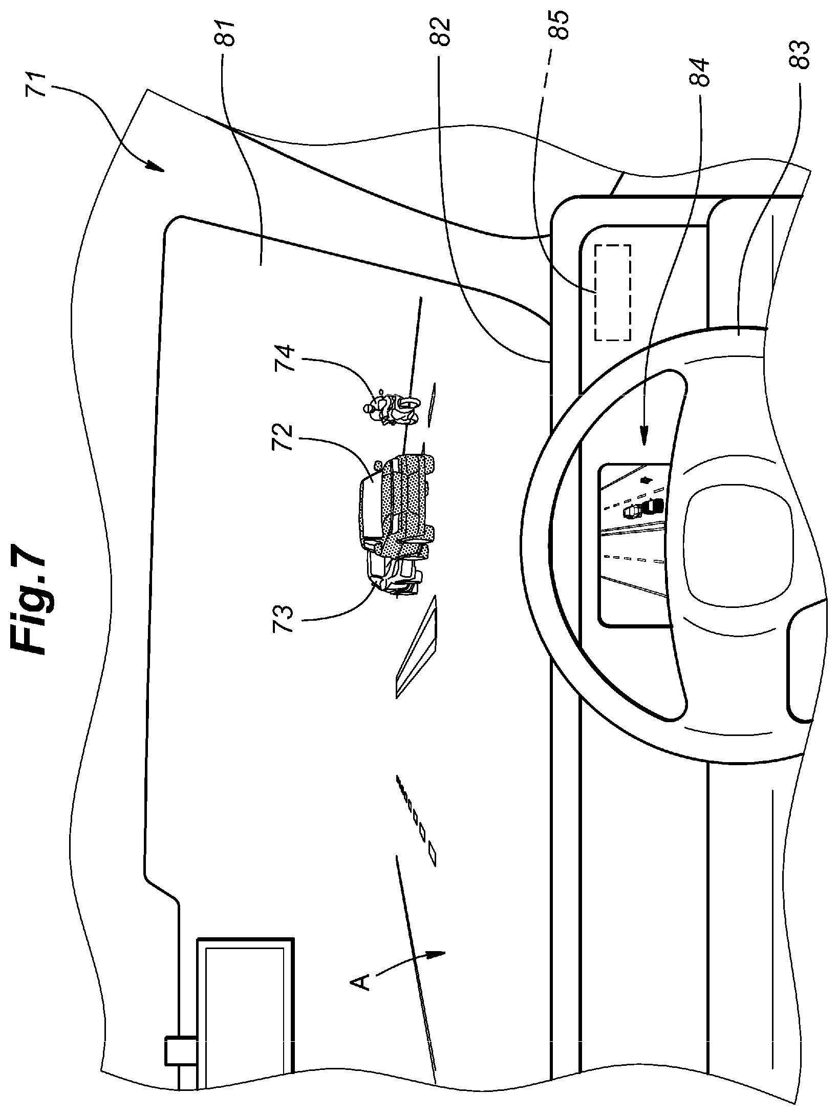 Patent US12586466 Figure 7 – Traffic safety assistance system