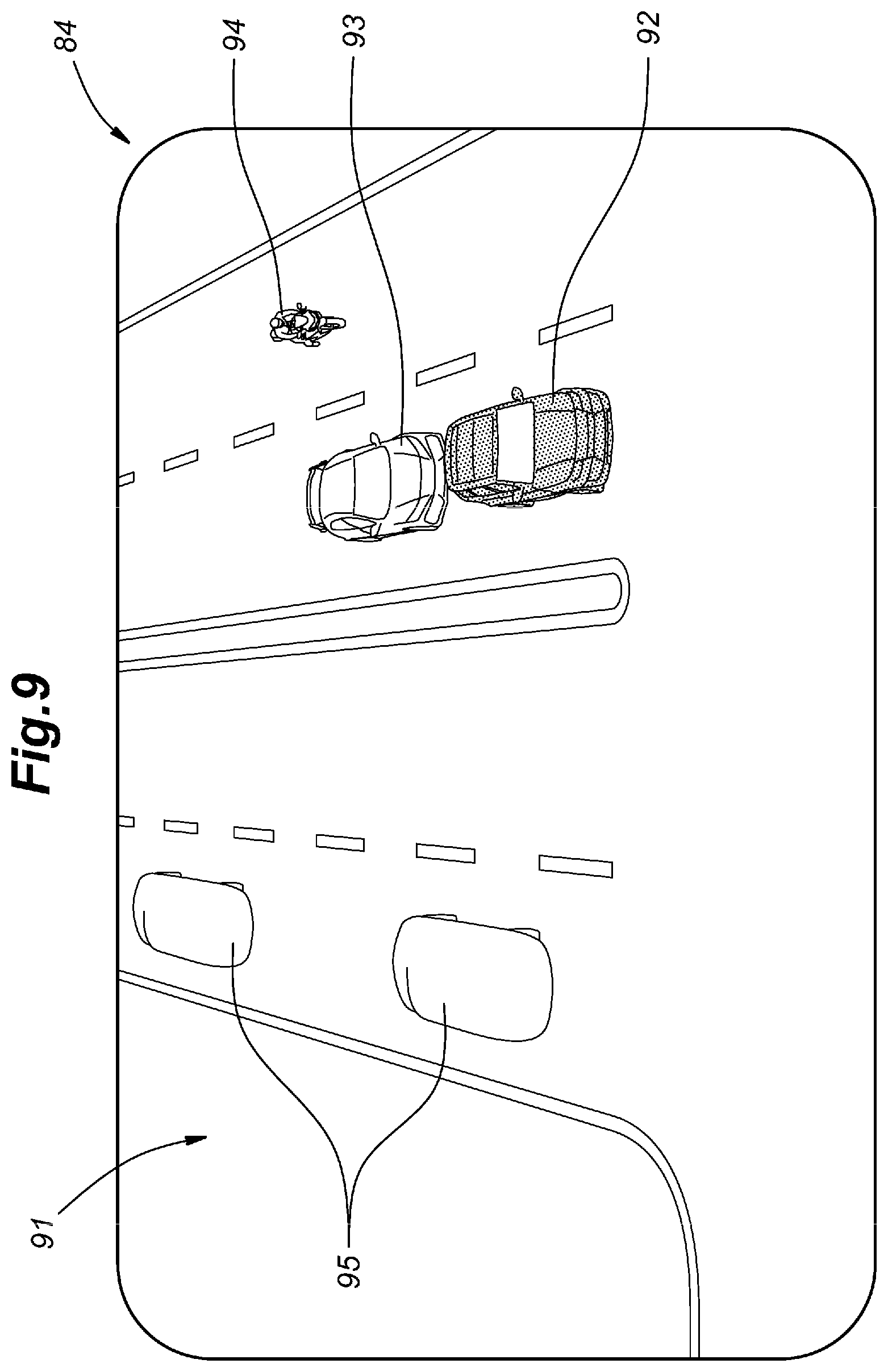 Patent US12586466 Figure 9 – Traffic safety assistance system