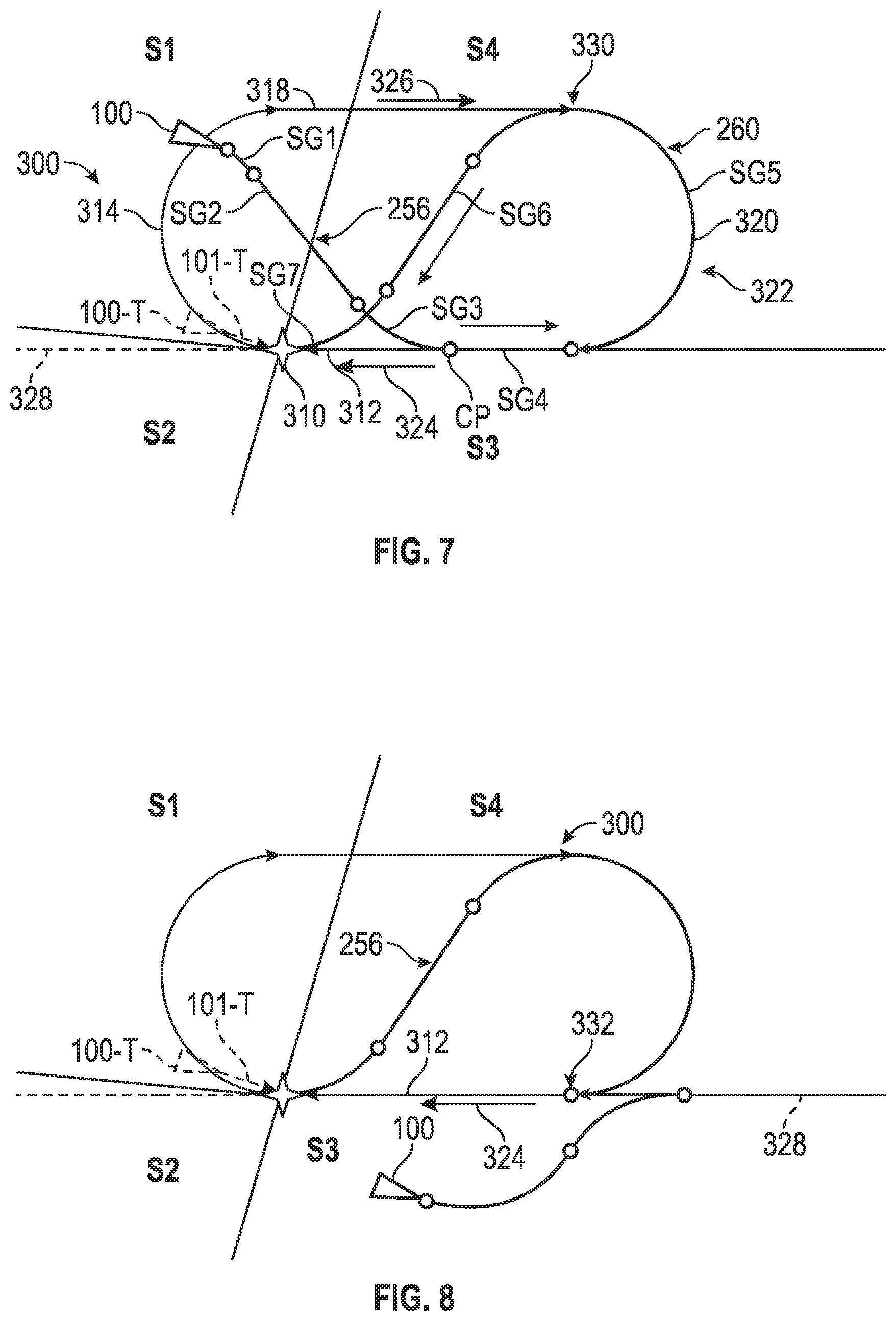 Patent US12586473 Figure 5 – System and method to build a flyable holding pattern entry trajectory when the available space is limited