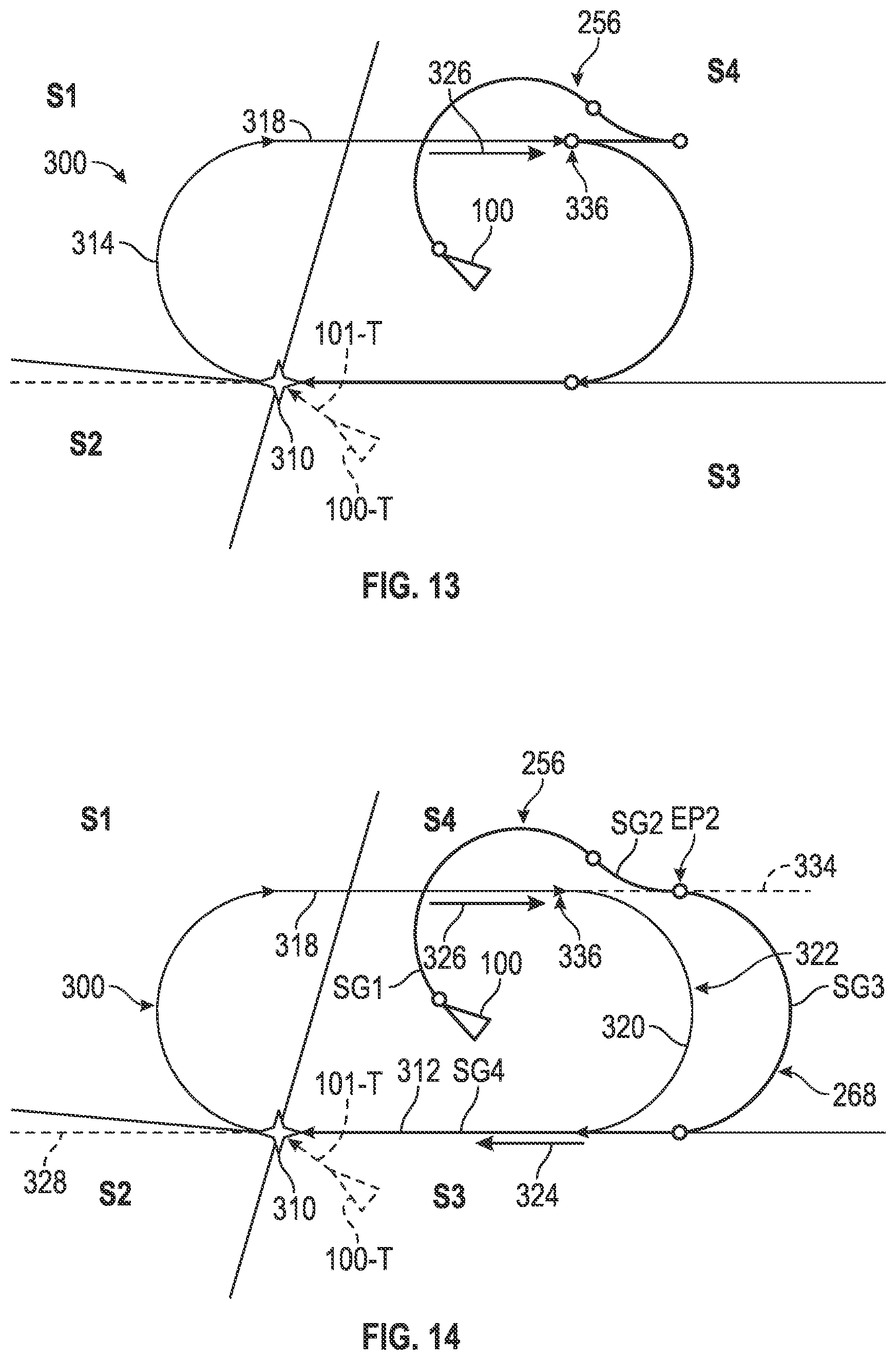 Patent US12586473 Figure 8 – System and method to build a flyable holding pattern entry trajectory when the available space is limited