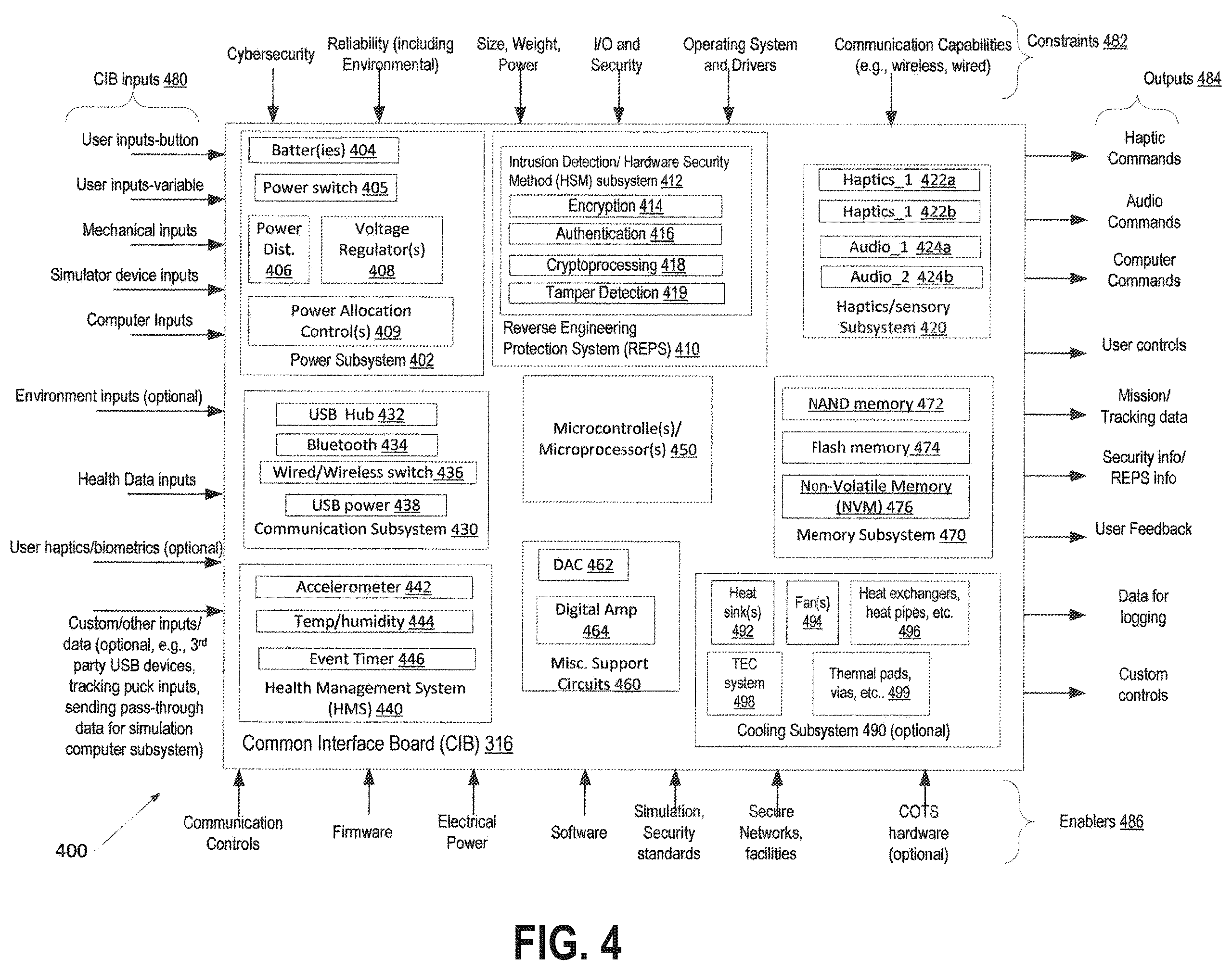 Patent US12586483 Figure 6 – Modular circuit card assembly for advanced training applications
