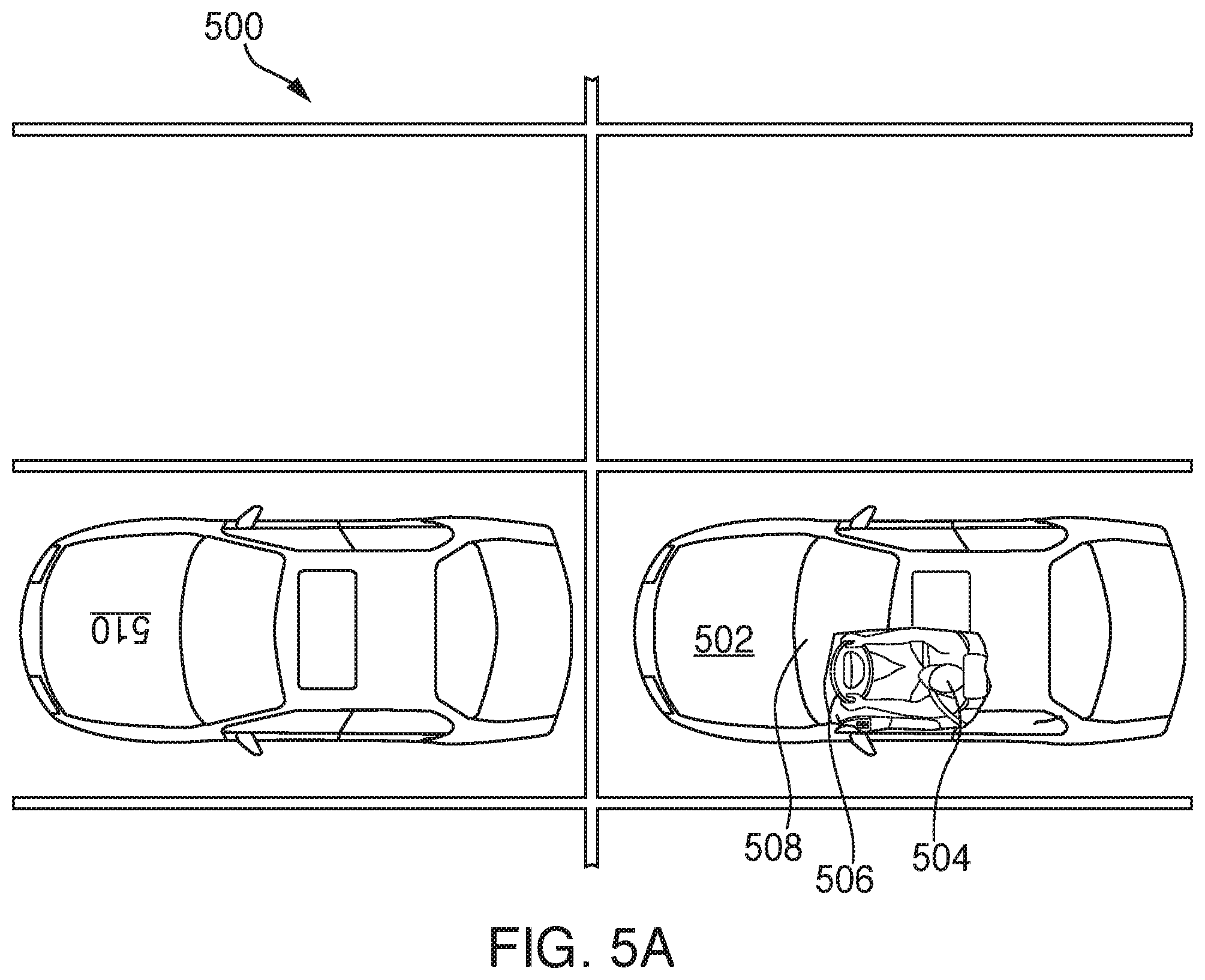 Patent US12586484 Figure 5 – Driving simulator with manual and semi-autonomous modes to acclimate people to automated vehicular features