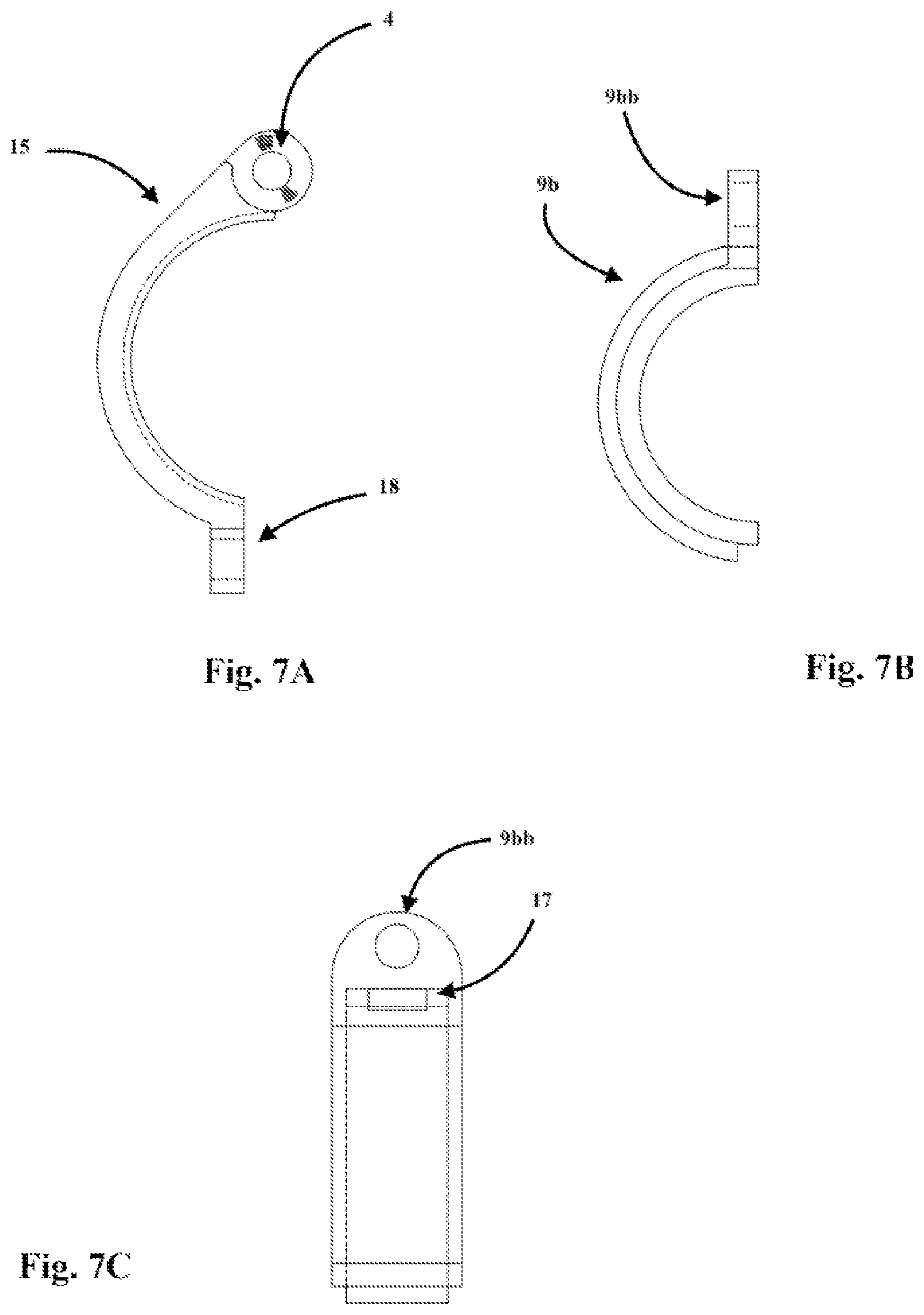Patent US12586489 Figure 7 – Rail mount flagpole