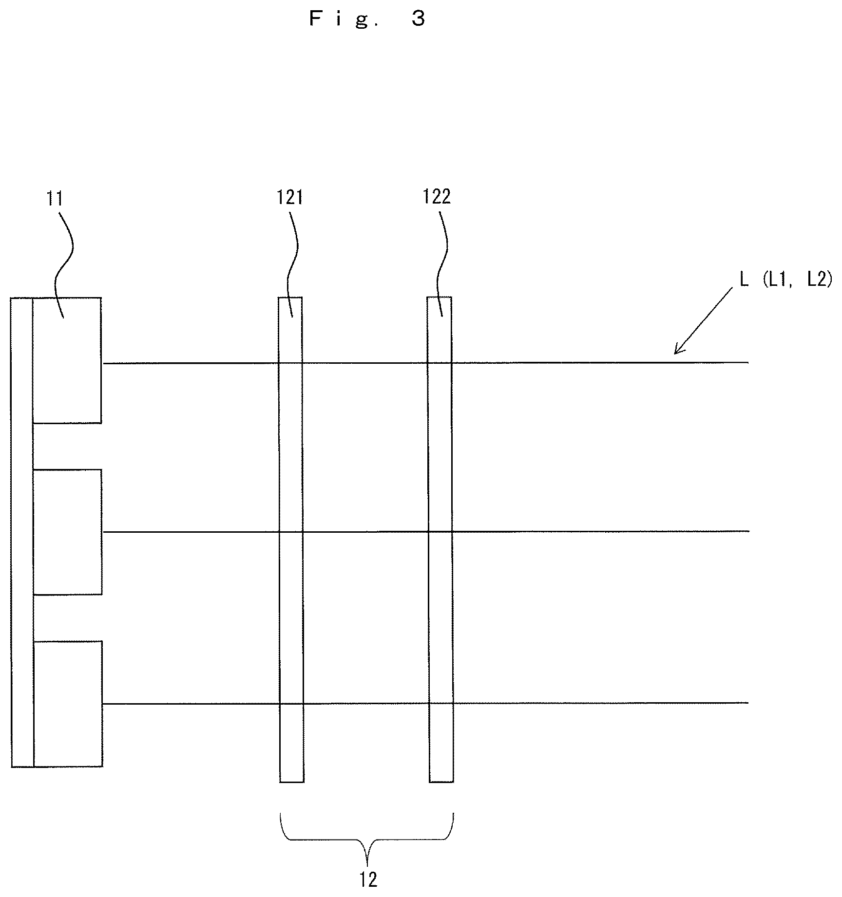 Patent US12586493 Figure 3 – Vehicular display device