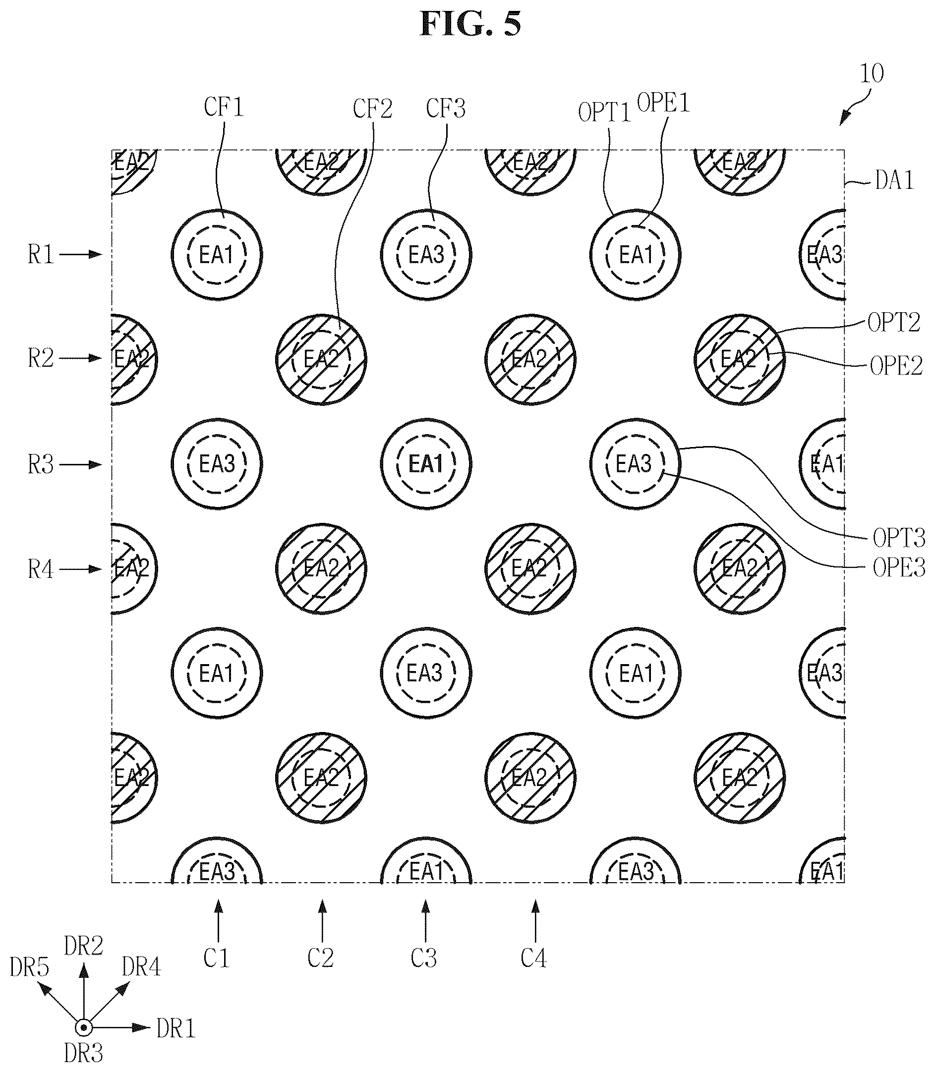 Patent US12586495 Figure 5 – Display device including current detection device