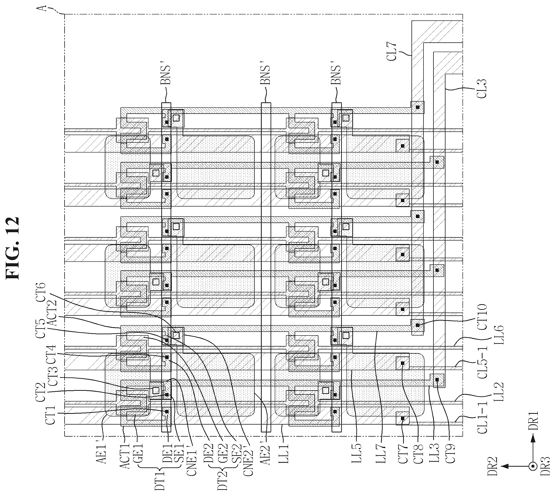 Patent US12586495 Figure 11 – Display device including current detection device