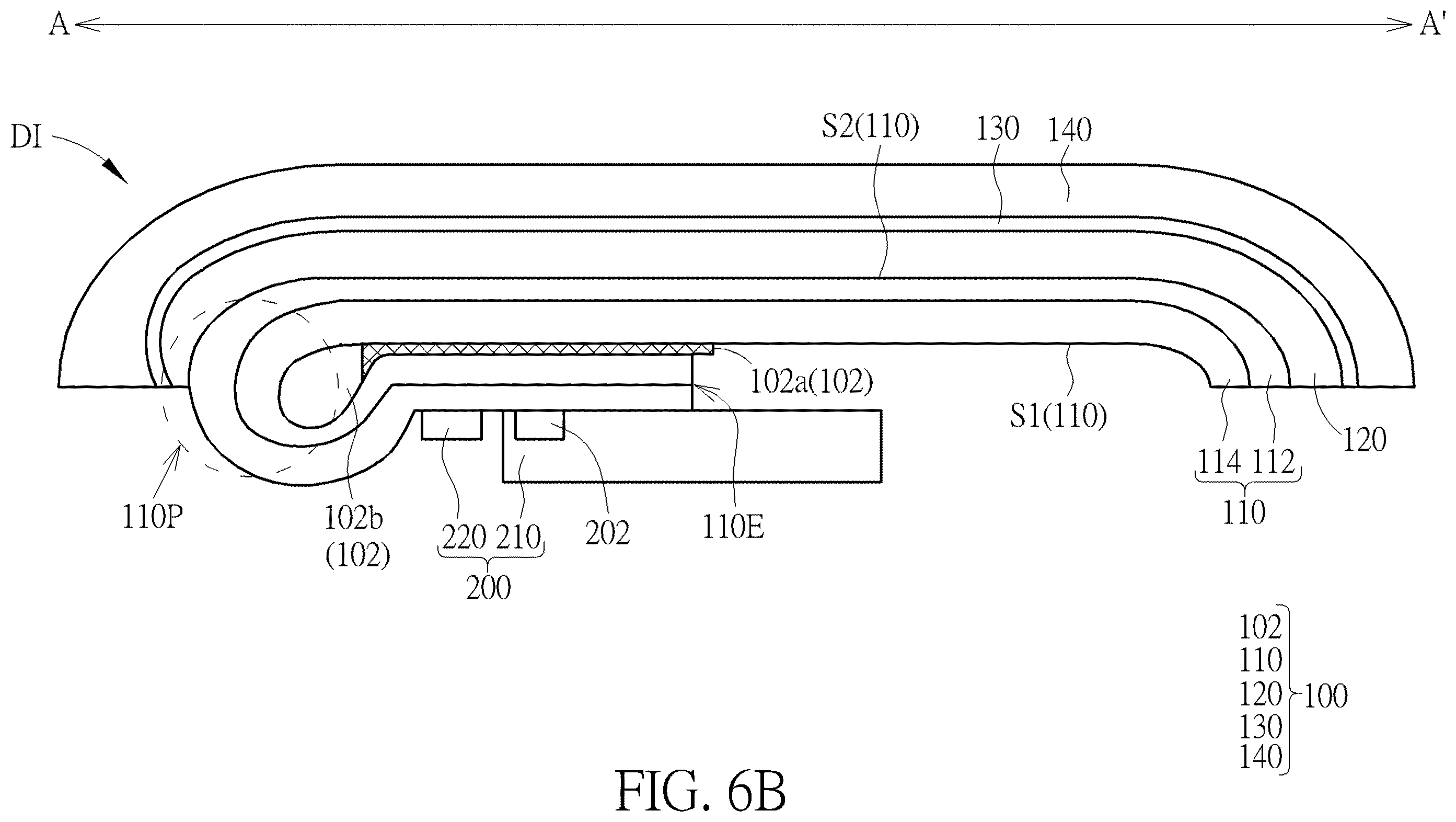Patent US12586499 Figure 7 – Display device