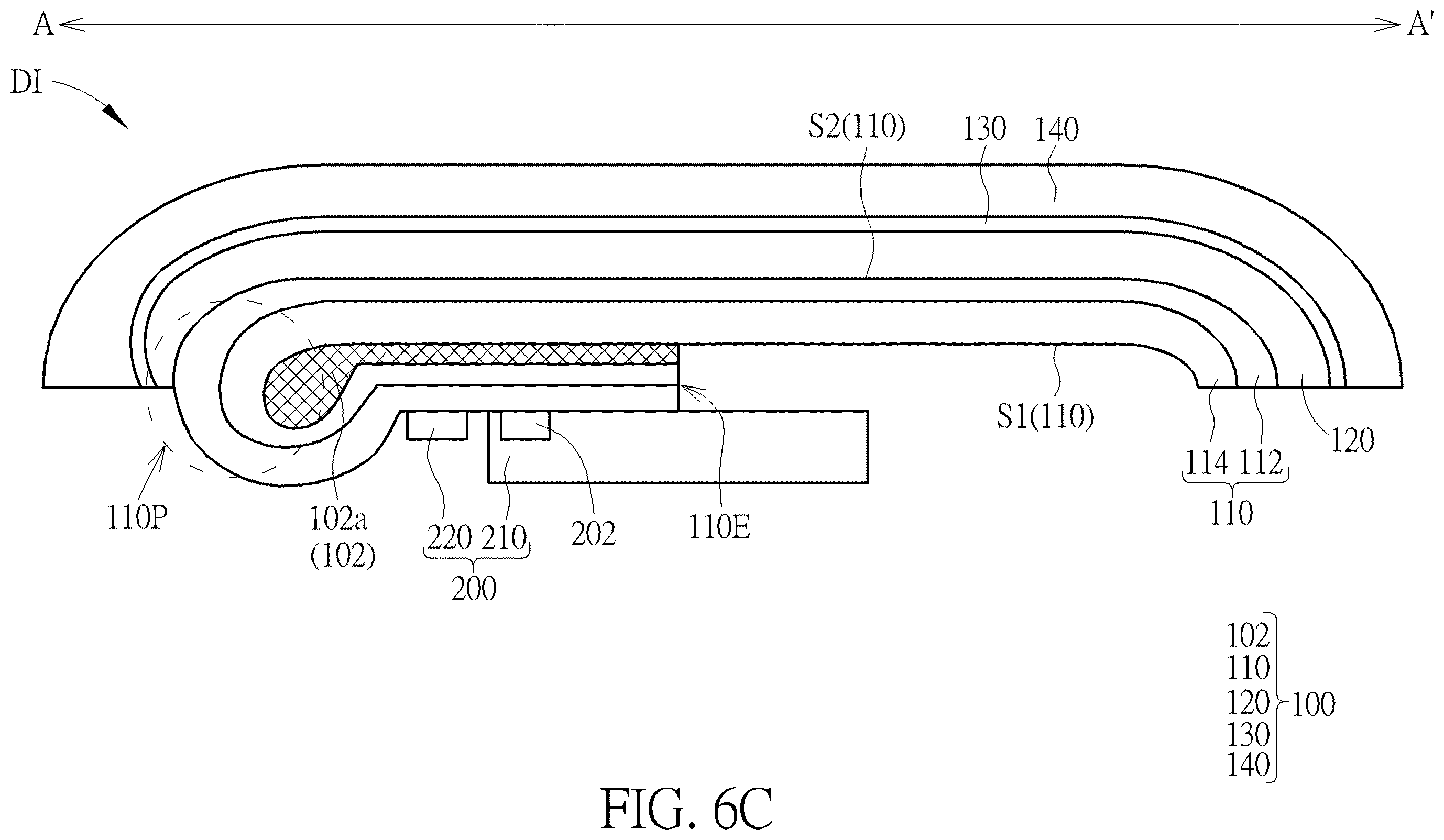 Patent US12586499 Figure 8 – Display device