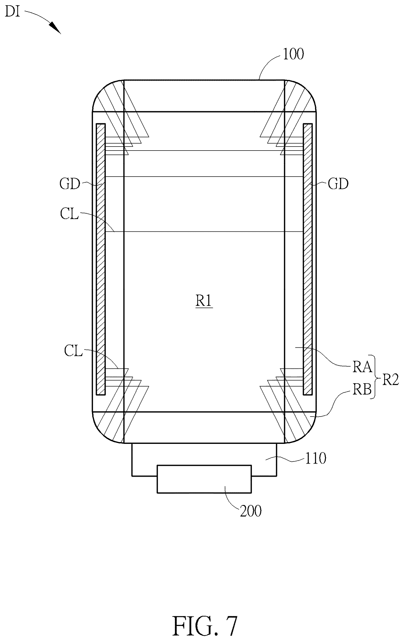 Patent US12586499 Figure 9 – Display device