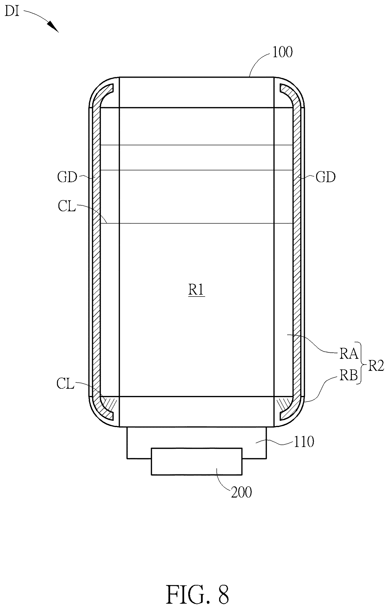 Patent US12586499 Figure 10 – Display device