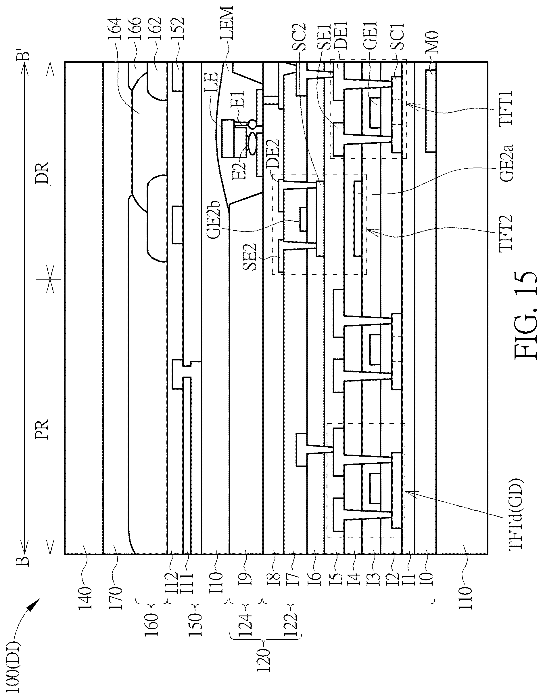 Patent US12586499 Figure 17 – Display device