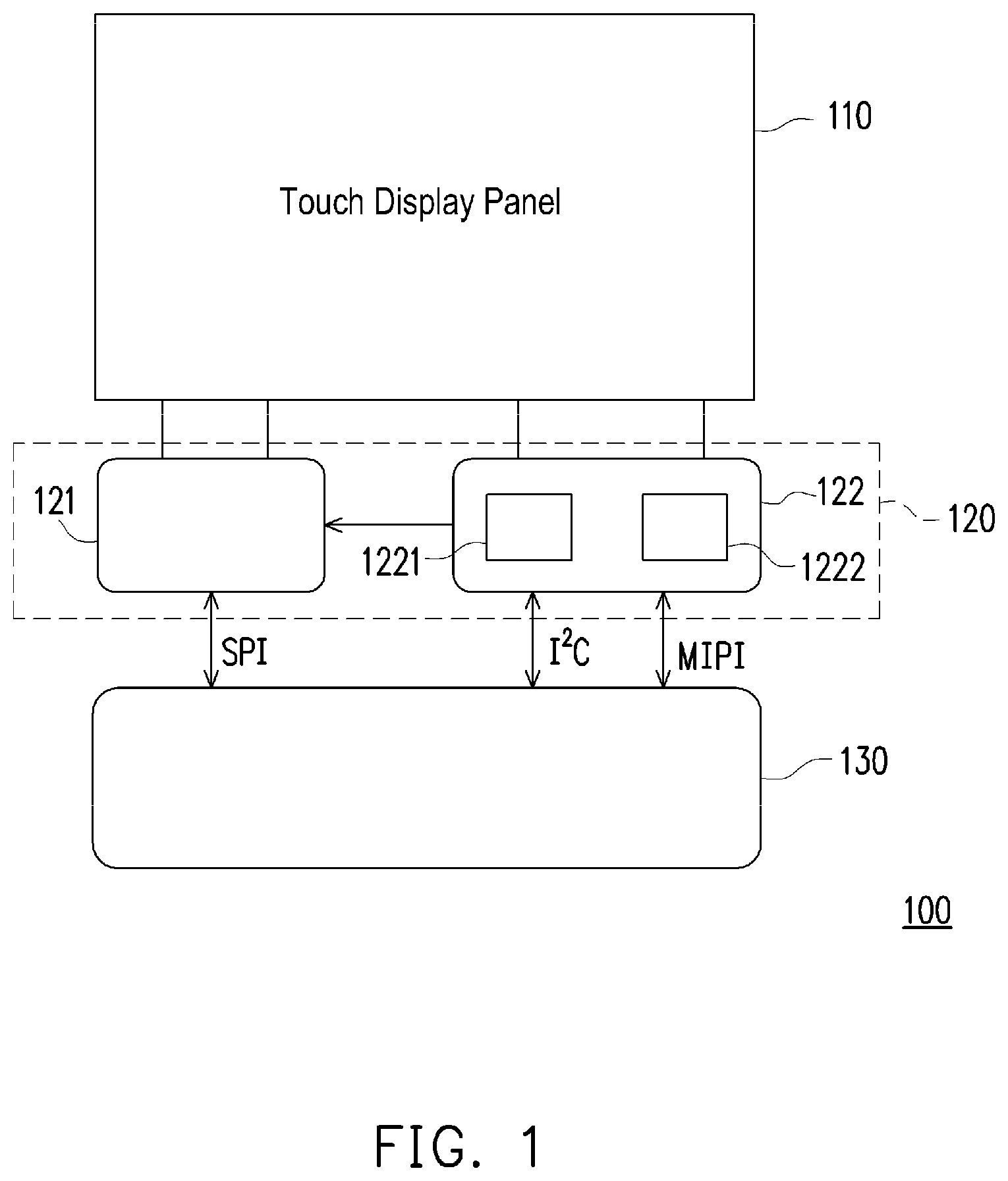 Patent US12586502 Figure 1 – Integrated driving device and operation method thereof