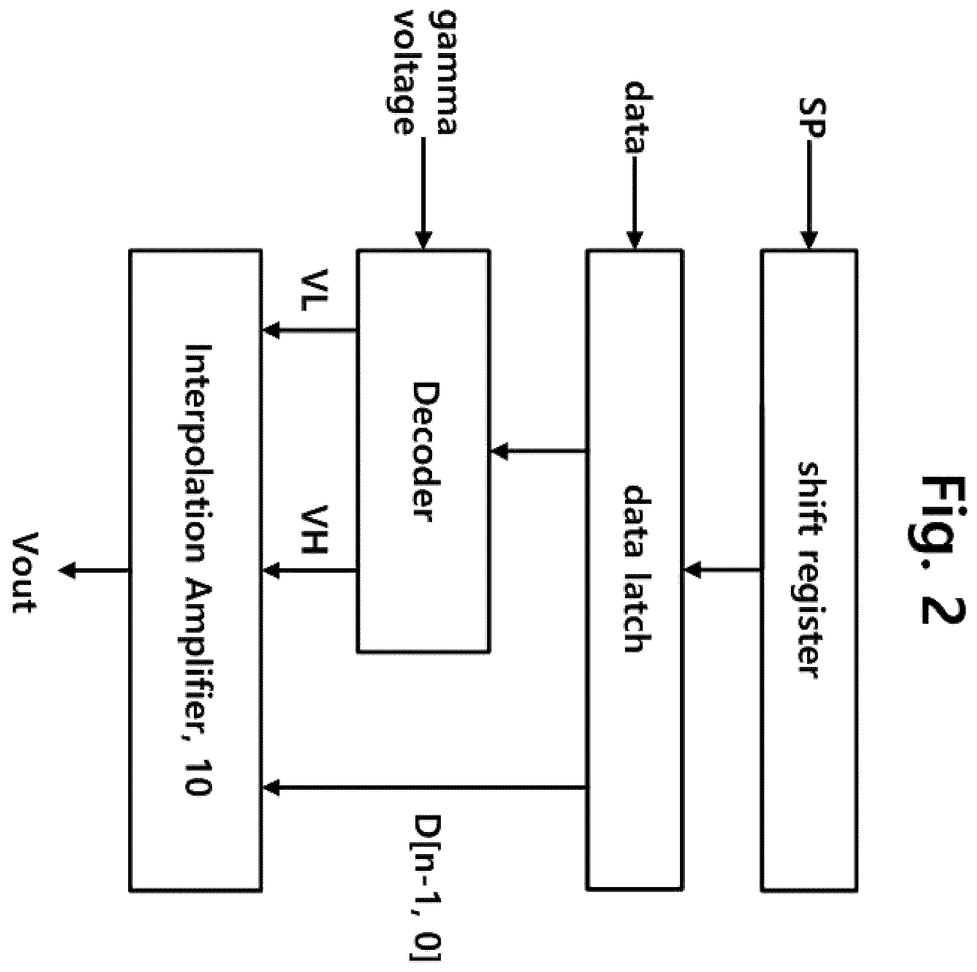 Patent US12586503 Figure 2 – Interpolation amplifier and source driver comprising the same
