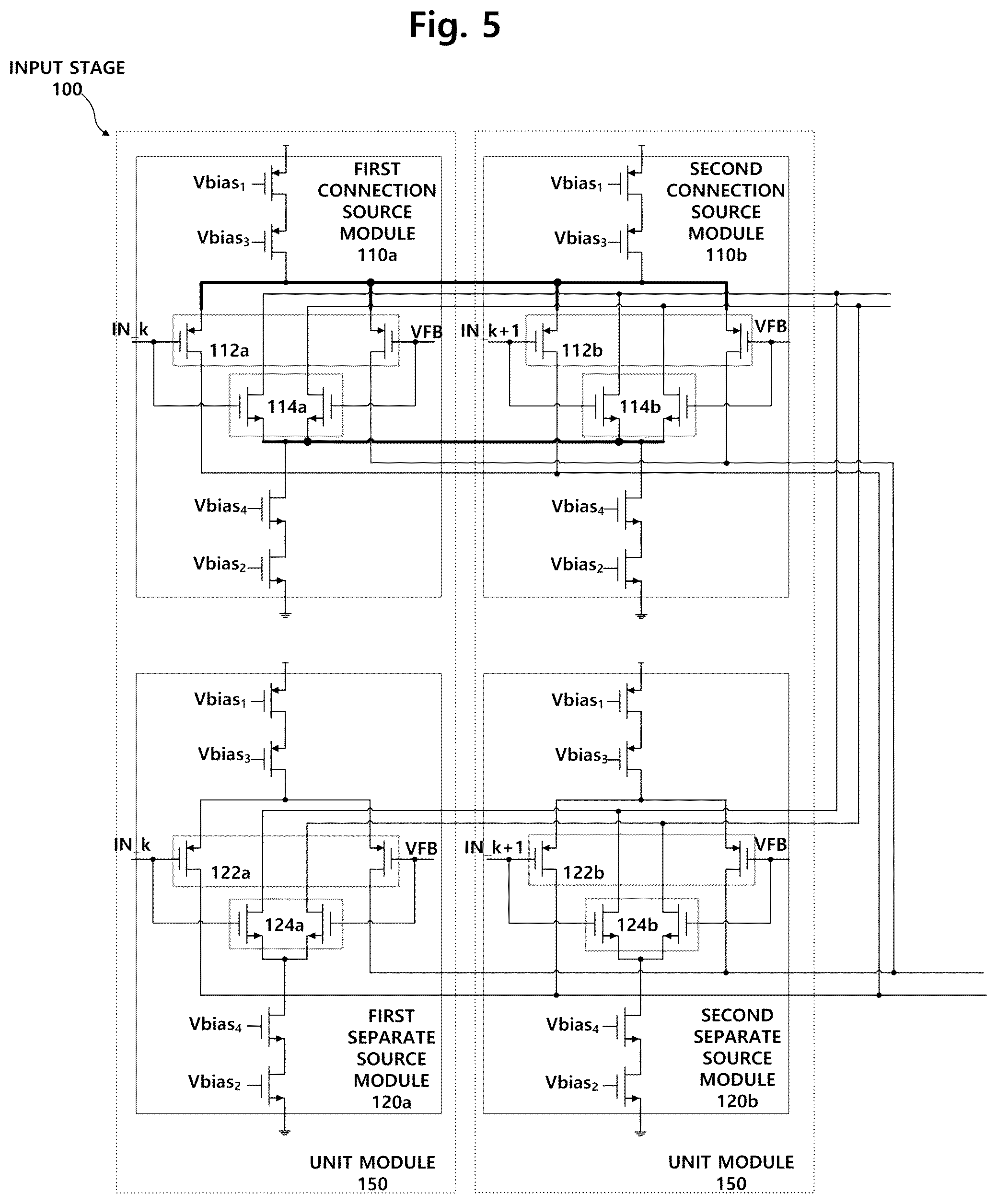 Patent US12586503 Figure 5 – Interpolation amplifier and source driver comprising the same