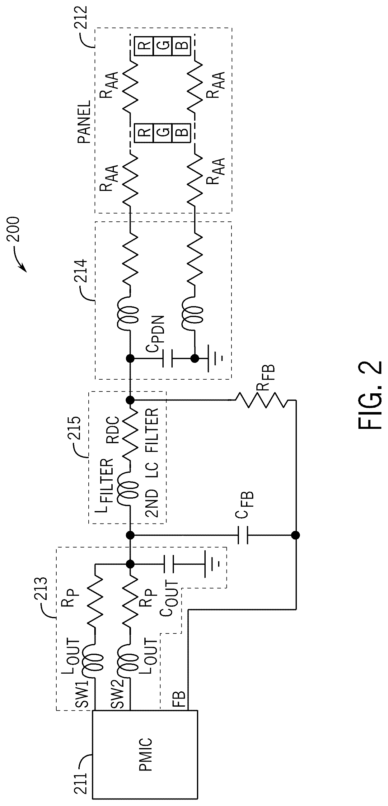 Patent US12586504 Figure 2 – Adaptive zero output impedance converter