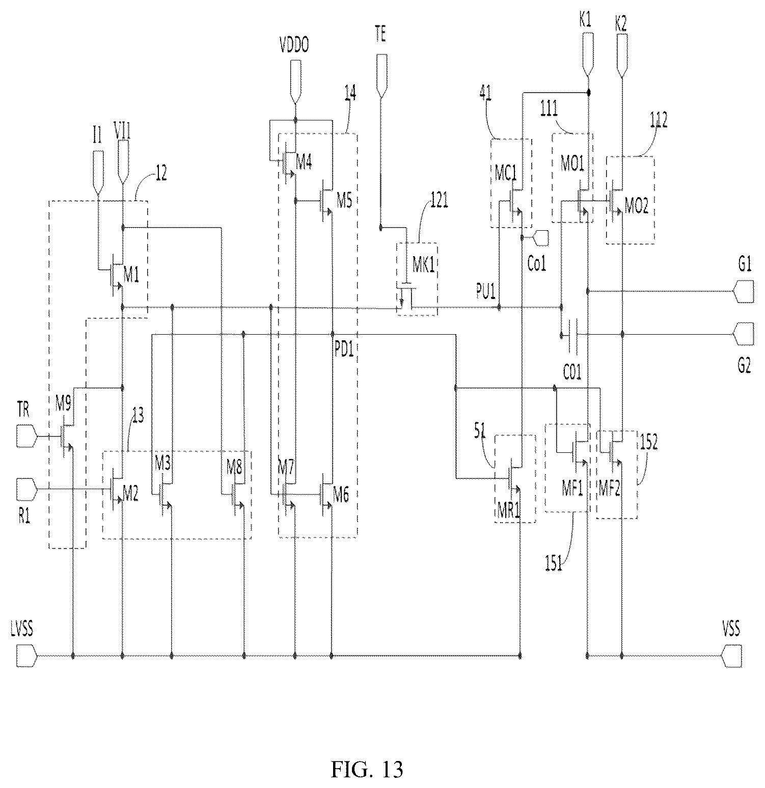 Patent US12586506 Figure 7 – Display driving circuit and display device