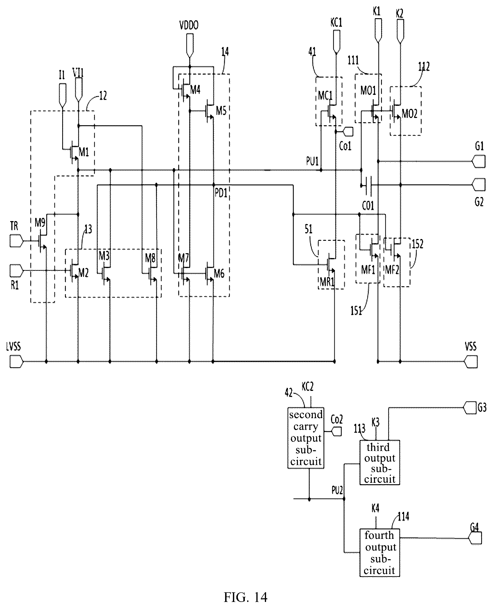 Patent US12586506 Figure 8 – Display driving circuit and display device