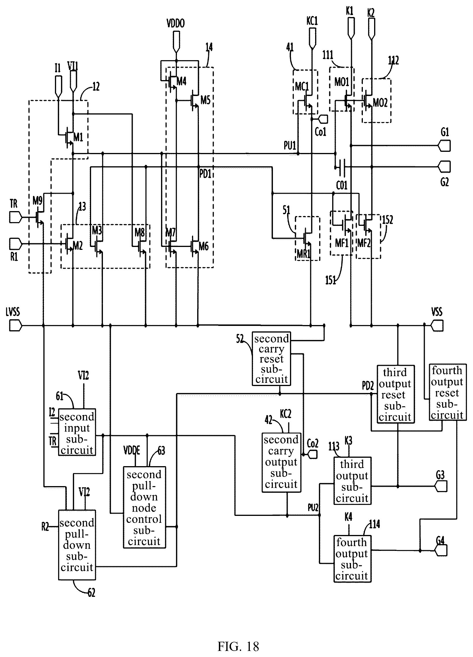 Patent US12586506 Figure 12 – Display driving circuit and display device