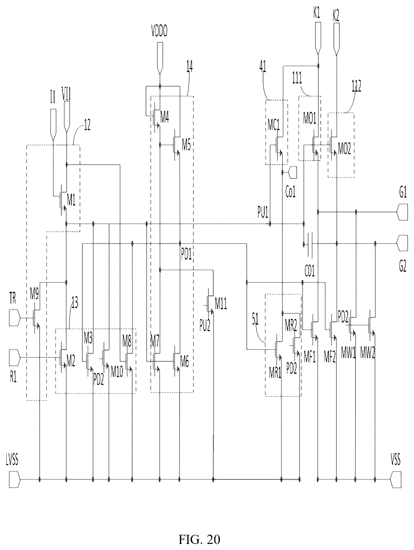 Patent US12586506 Figure 14 – Display driving circuit and display device