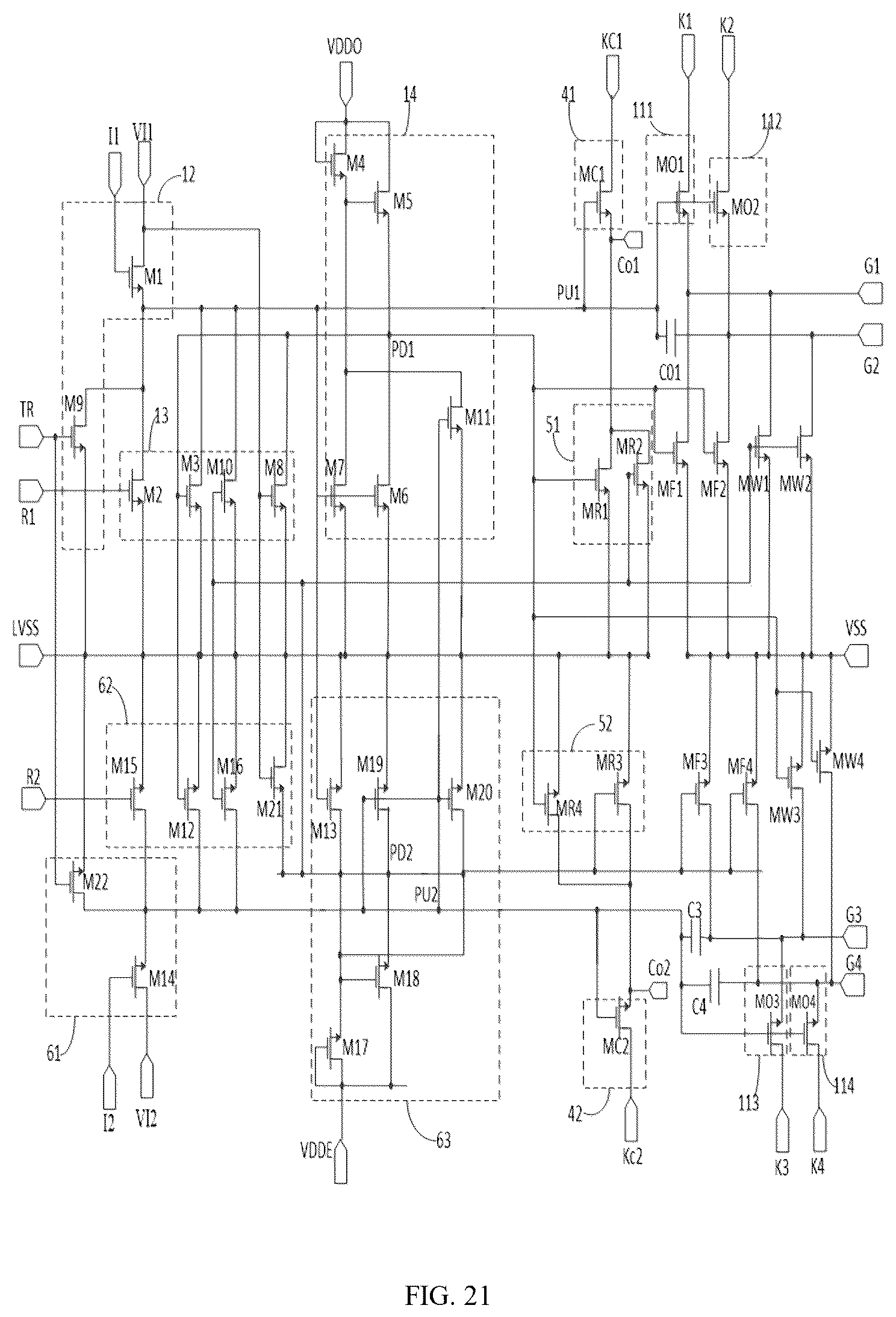 Patent US12586506 Figure 15 – Display driving circuit and display device