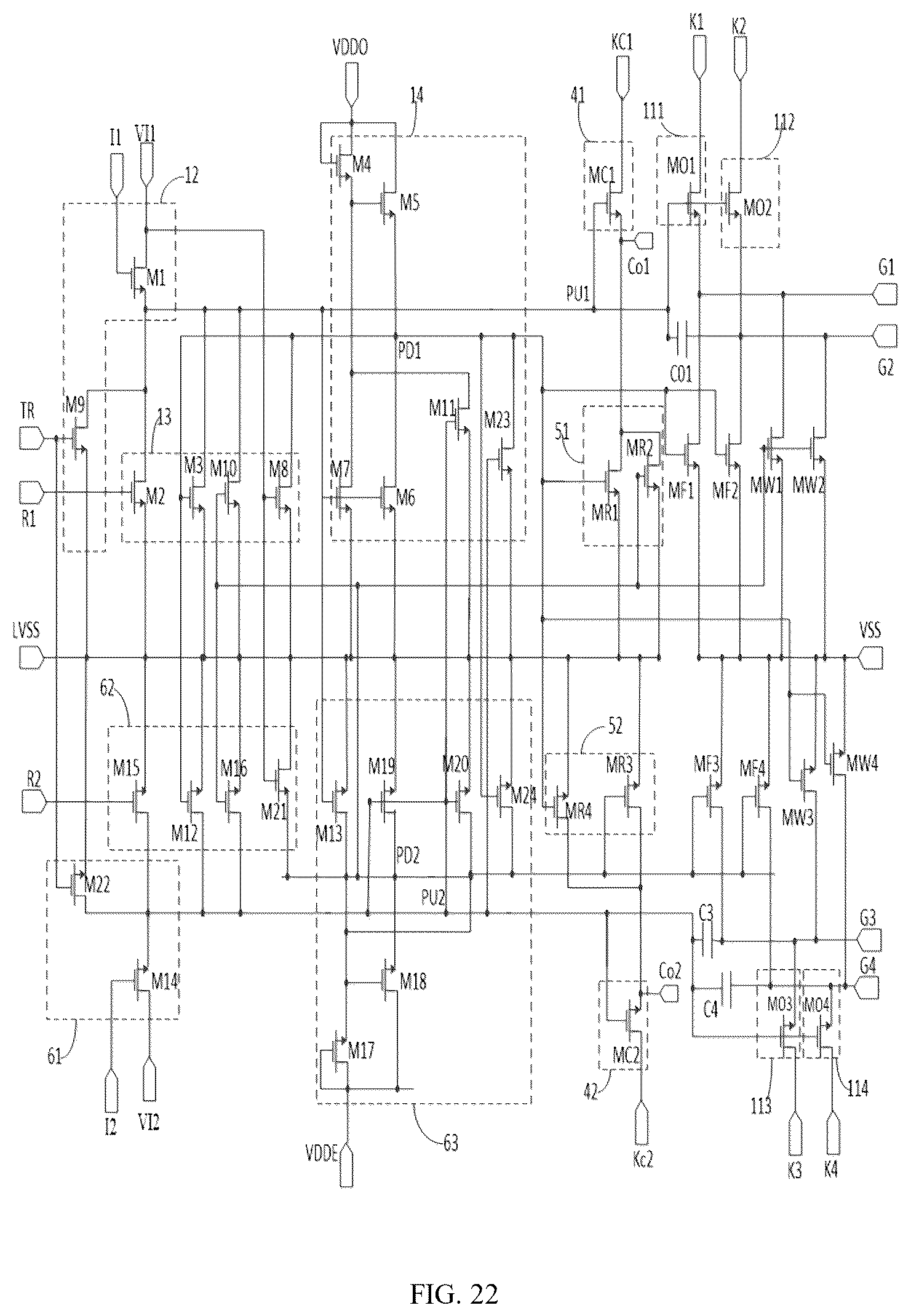 Patent US12586506 Figure 16 – Display driving circuit and display device