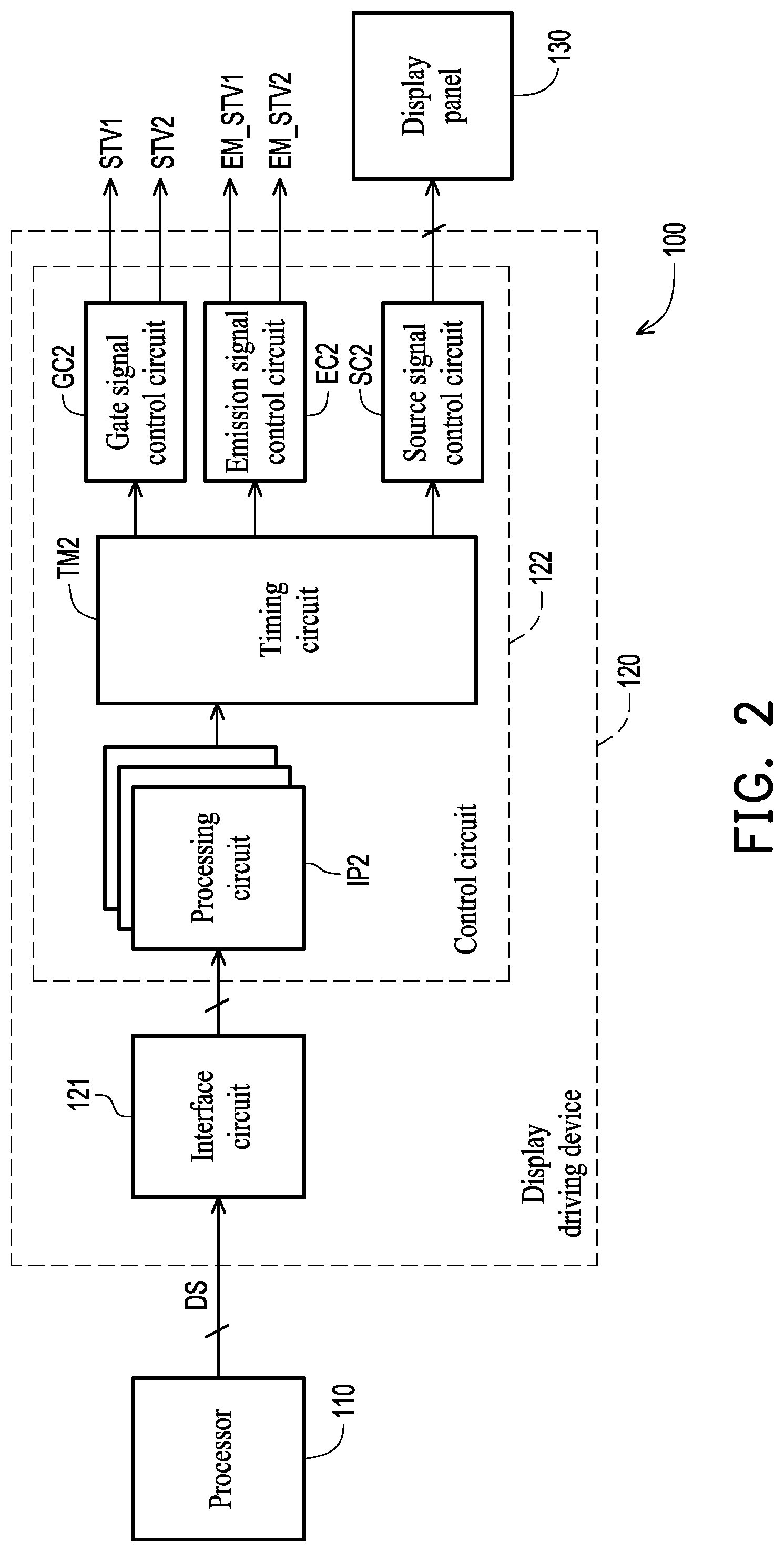 Patent US12586509 Figure 2 – Display apparatus, display driving device and driving method