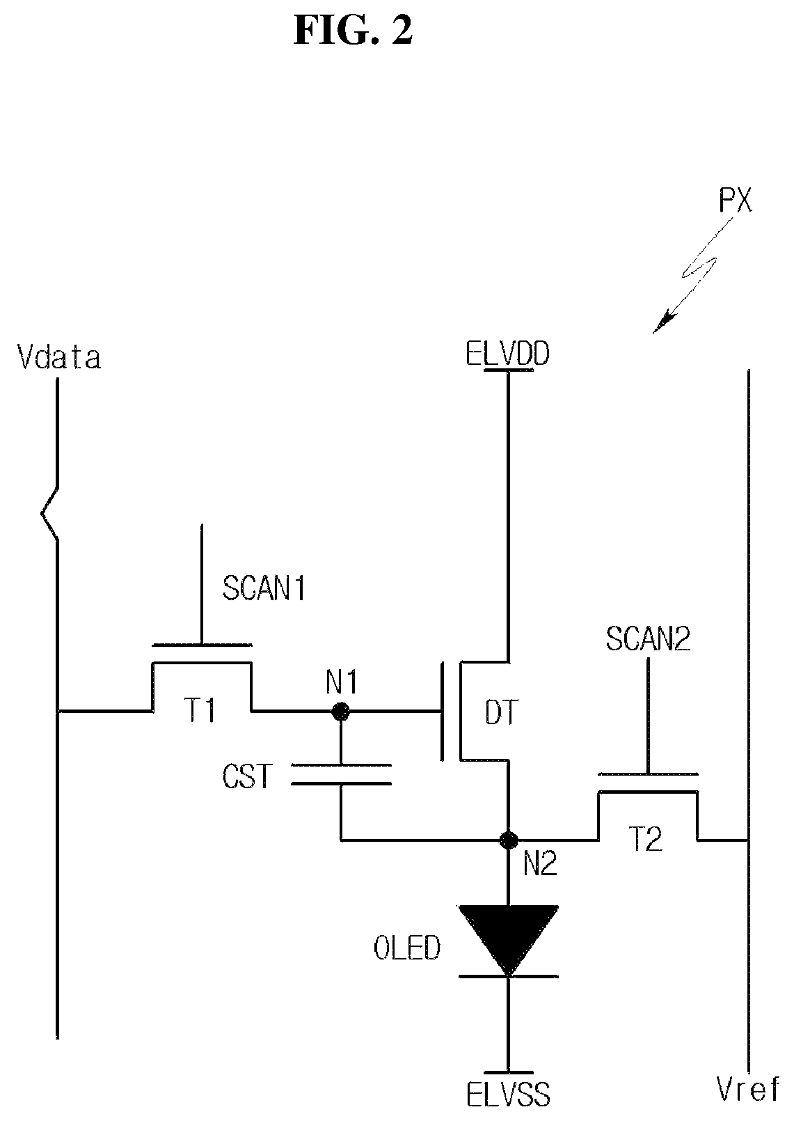 Patent US12586510 Figure 2 – Display device
