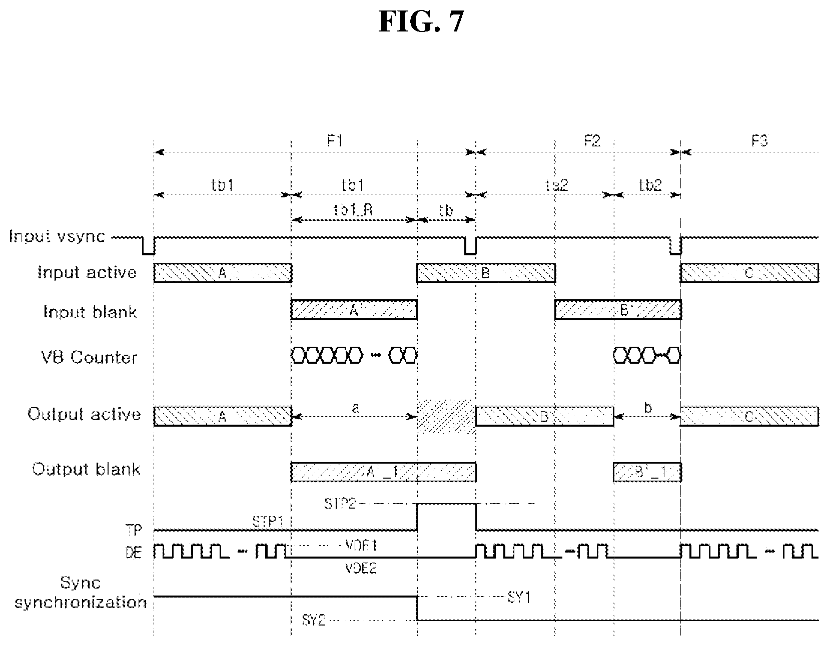 Patent US12586510 Figure 7 – Display device