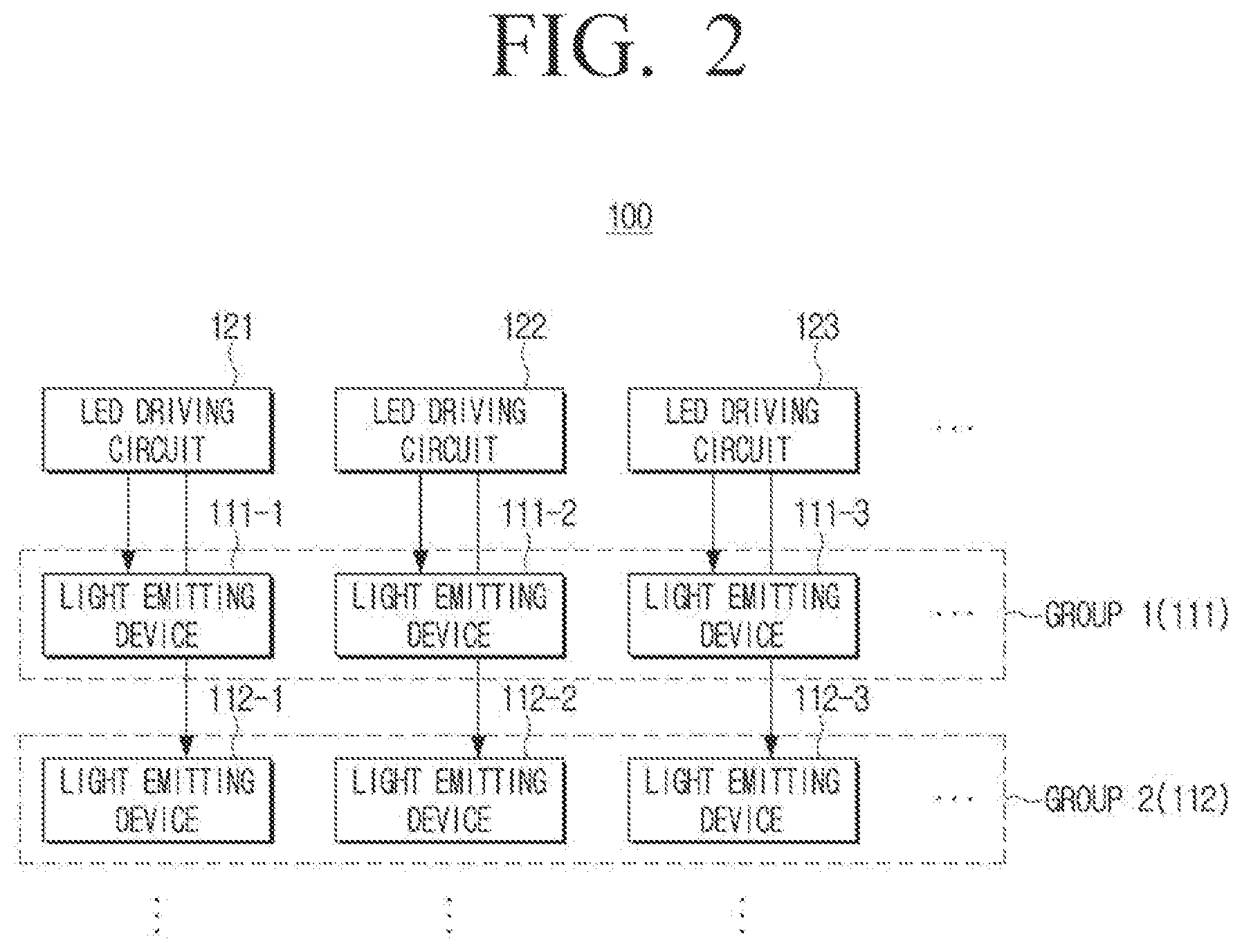 Patent US12586512 Figure 2 – Display apparatus including LED driving circuit and operating method thereof