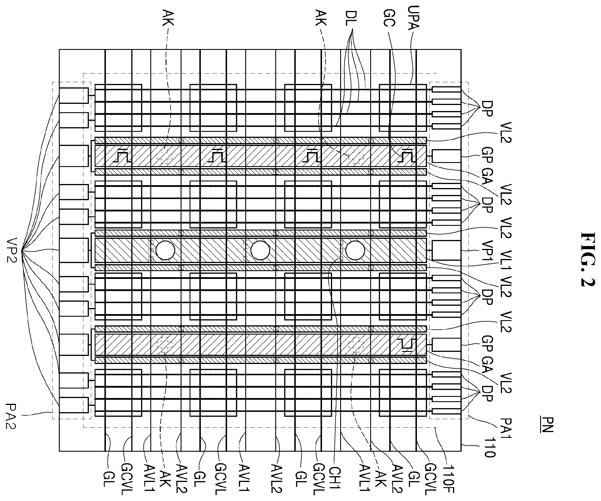 Patent US12586513 Figure 2 – Display device