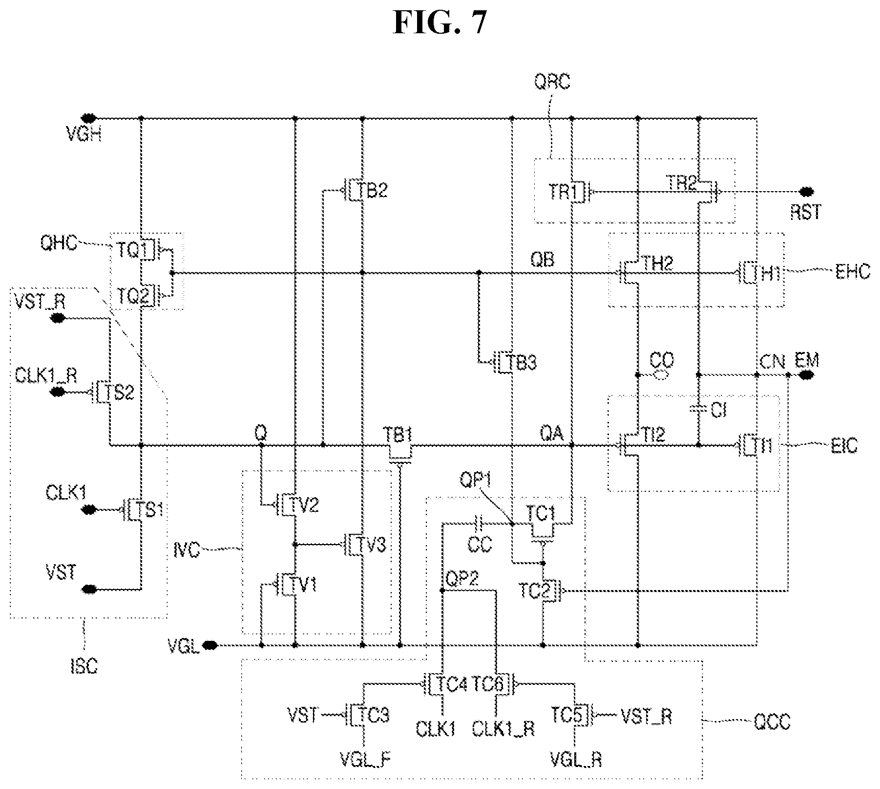 Patent US12586513 Figure 7 – Display device