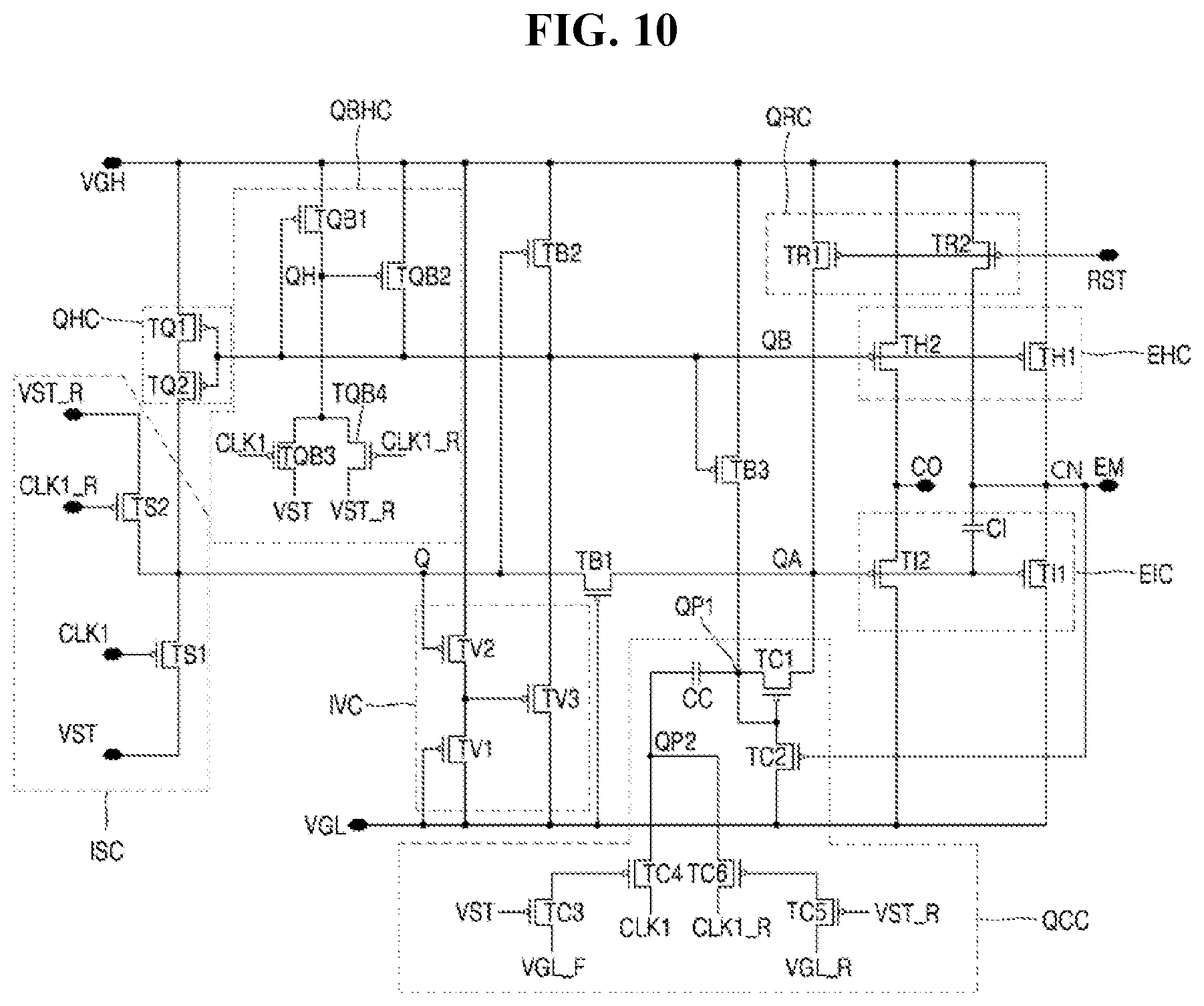 Patent US12586513 Figure 10 – Display device