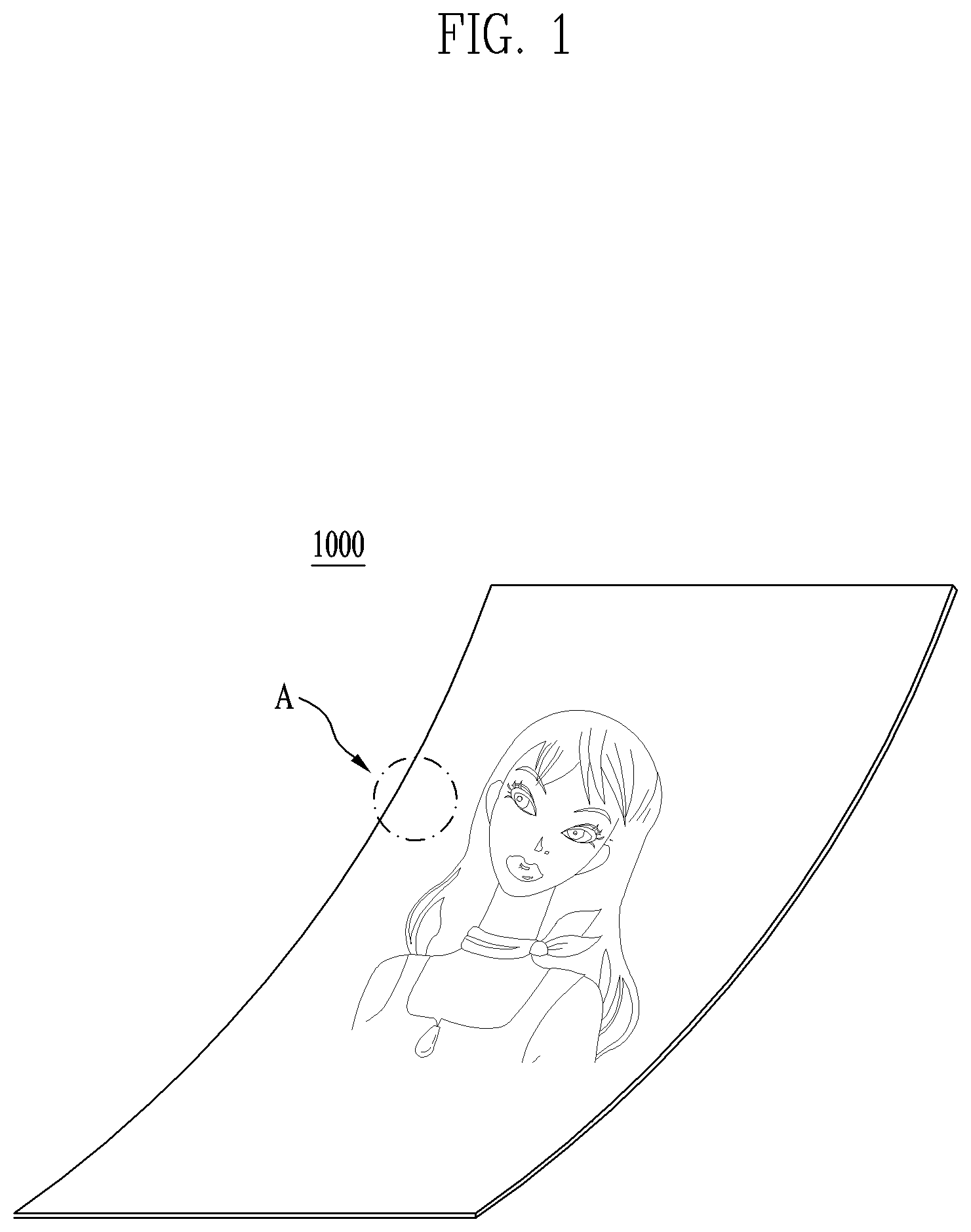Patent US12586516 Figure 1 – Display device