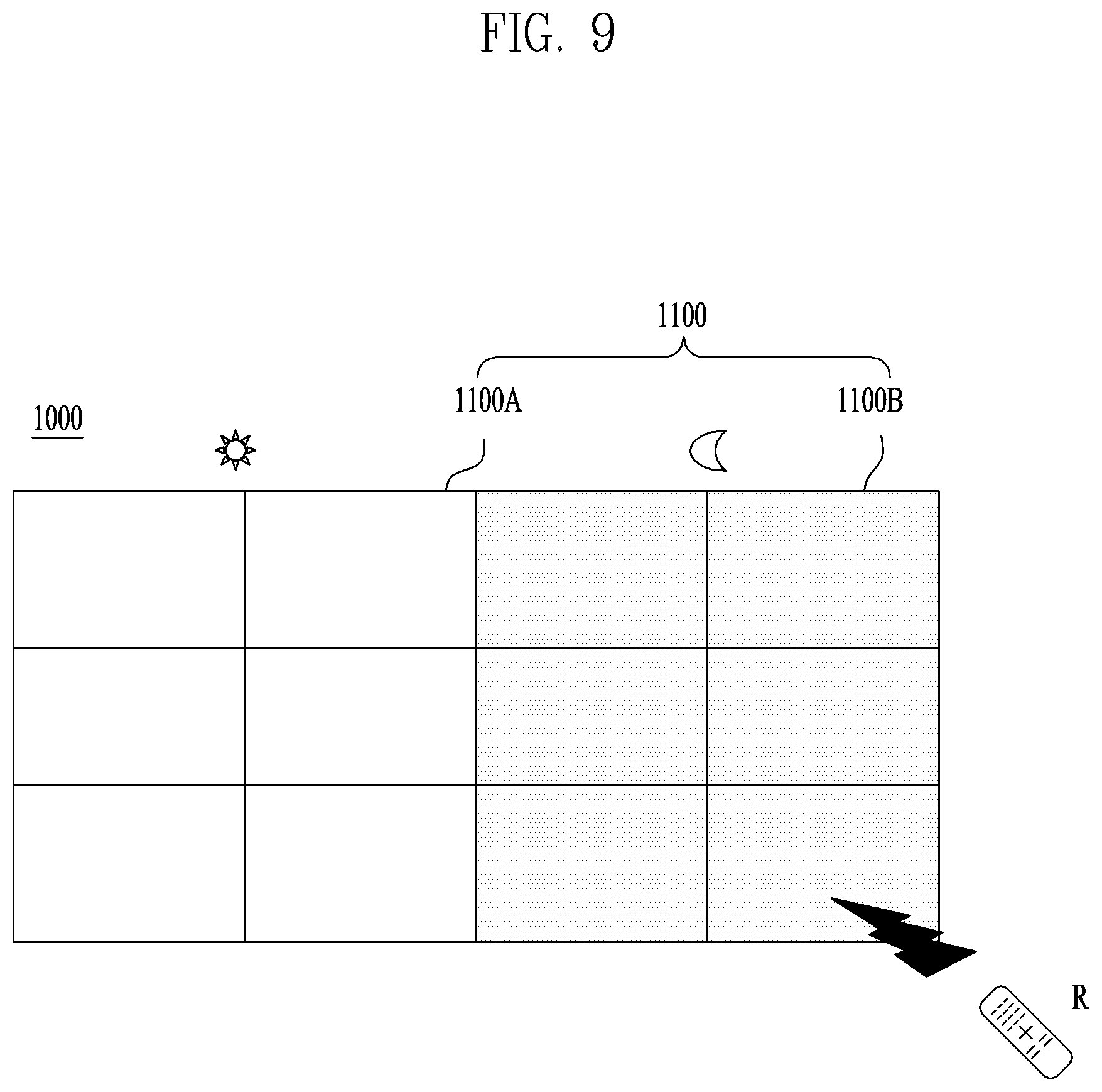 Patent US12586516 Figure 9 – Display device