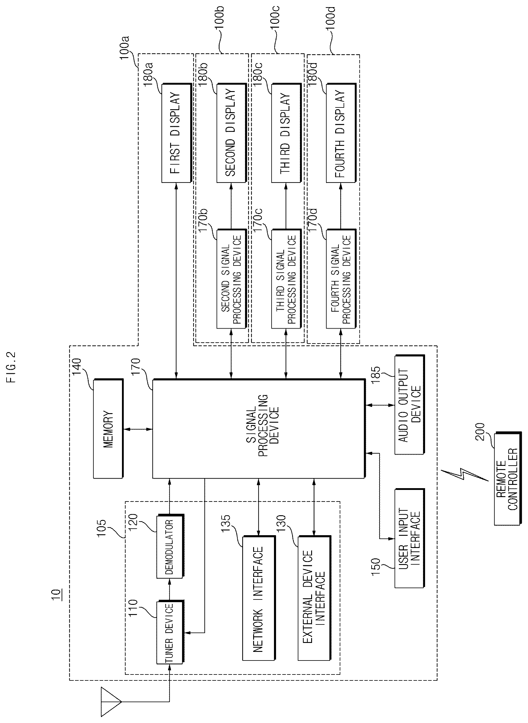 Patent US12586517 Figure 2 – Image display apparatus, and video wall including the same