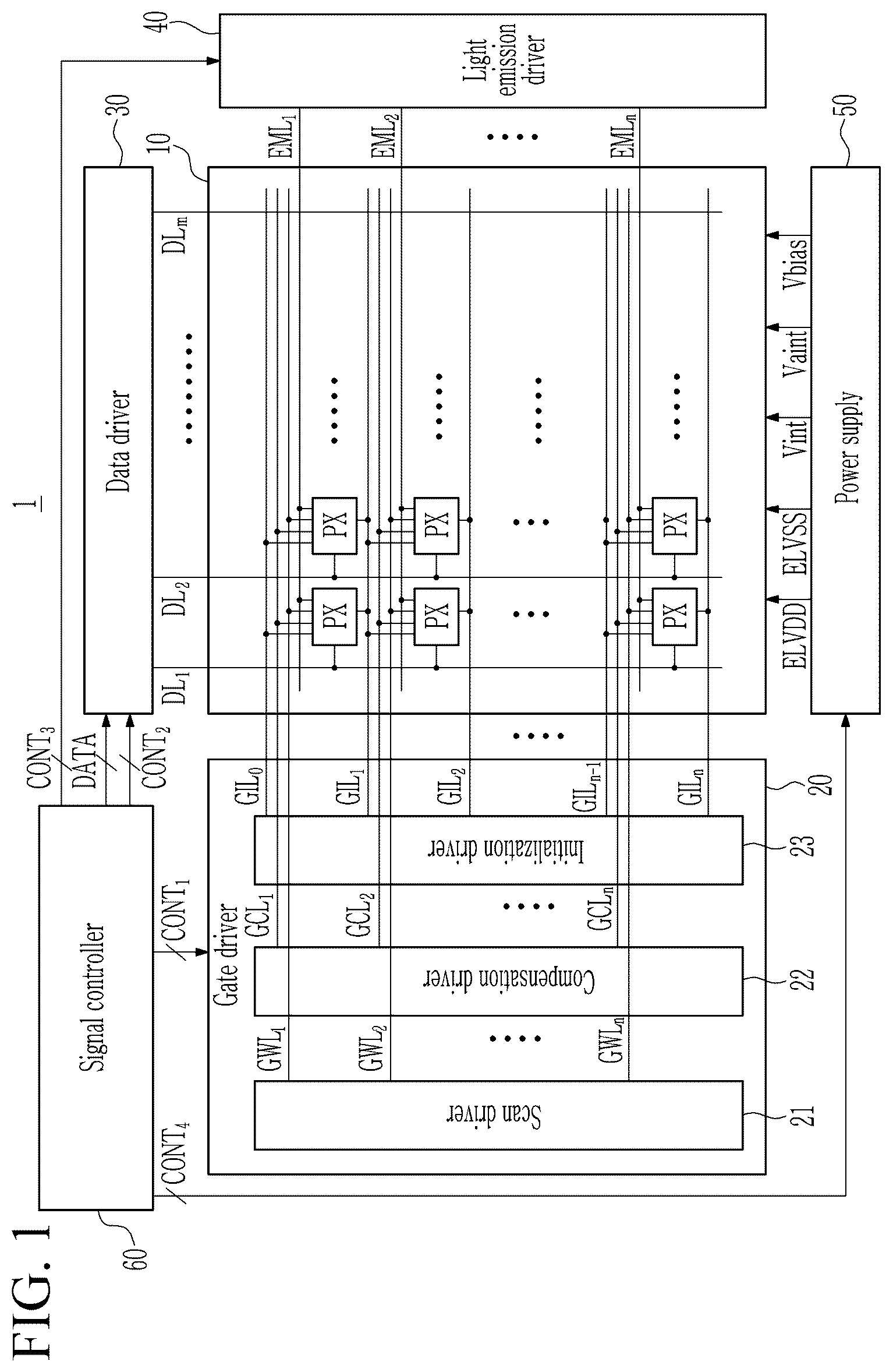 Patent US12586520 — Pixel circuit and display device including the same — Figure 1