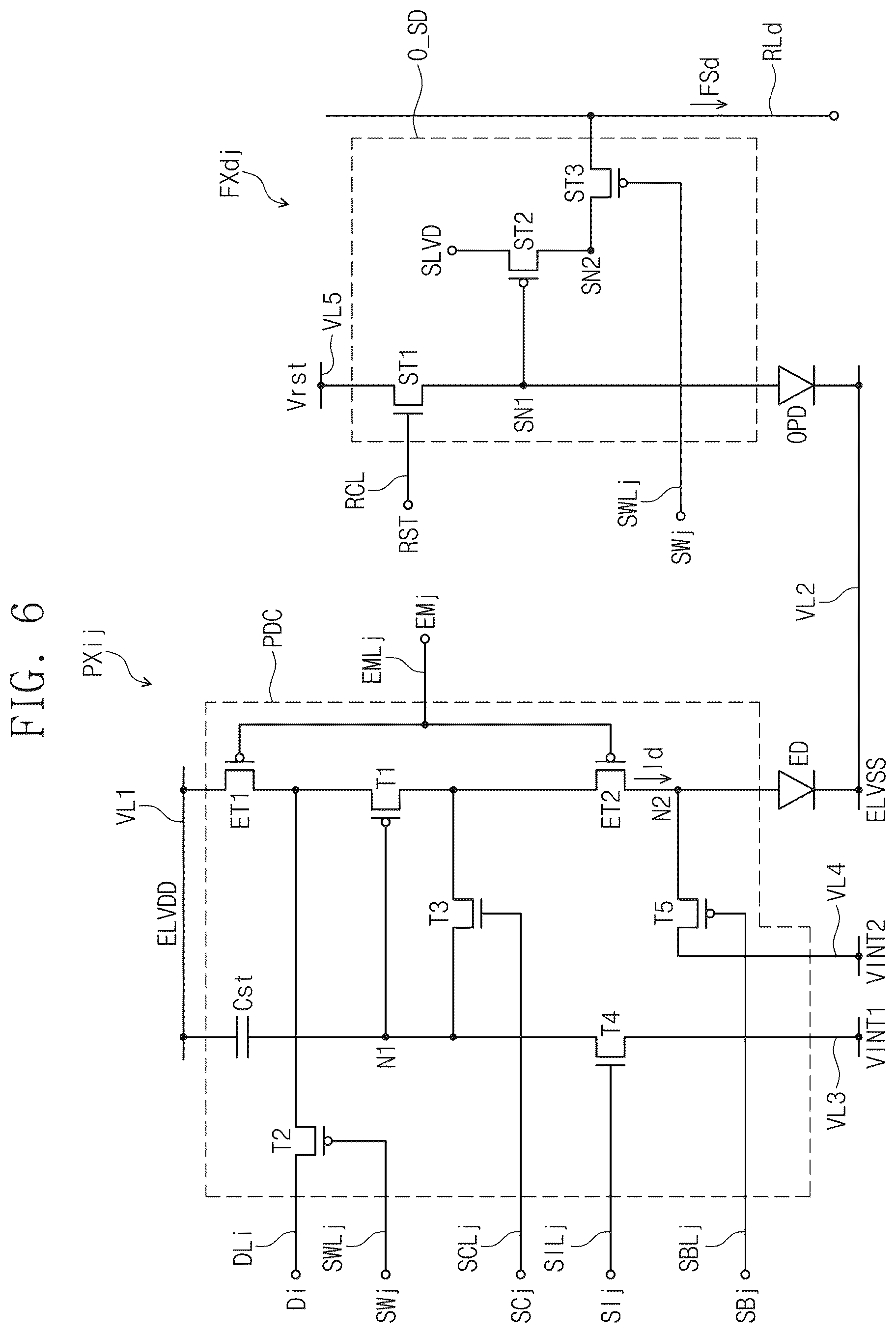 Patent US12586523 Figure 6 – Display device