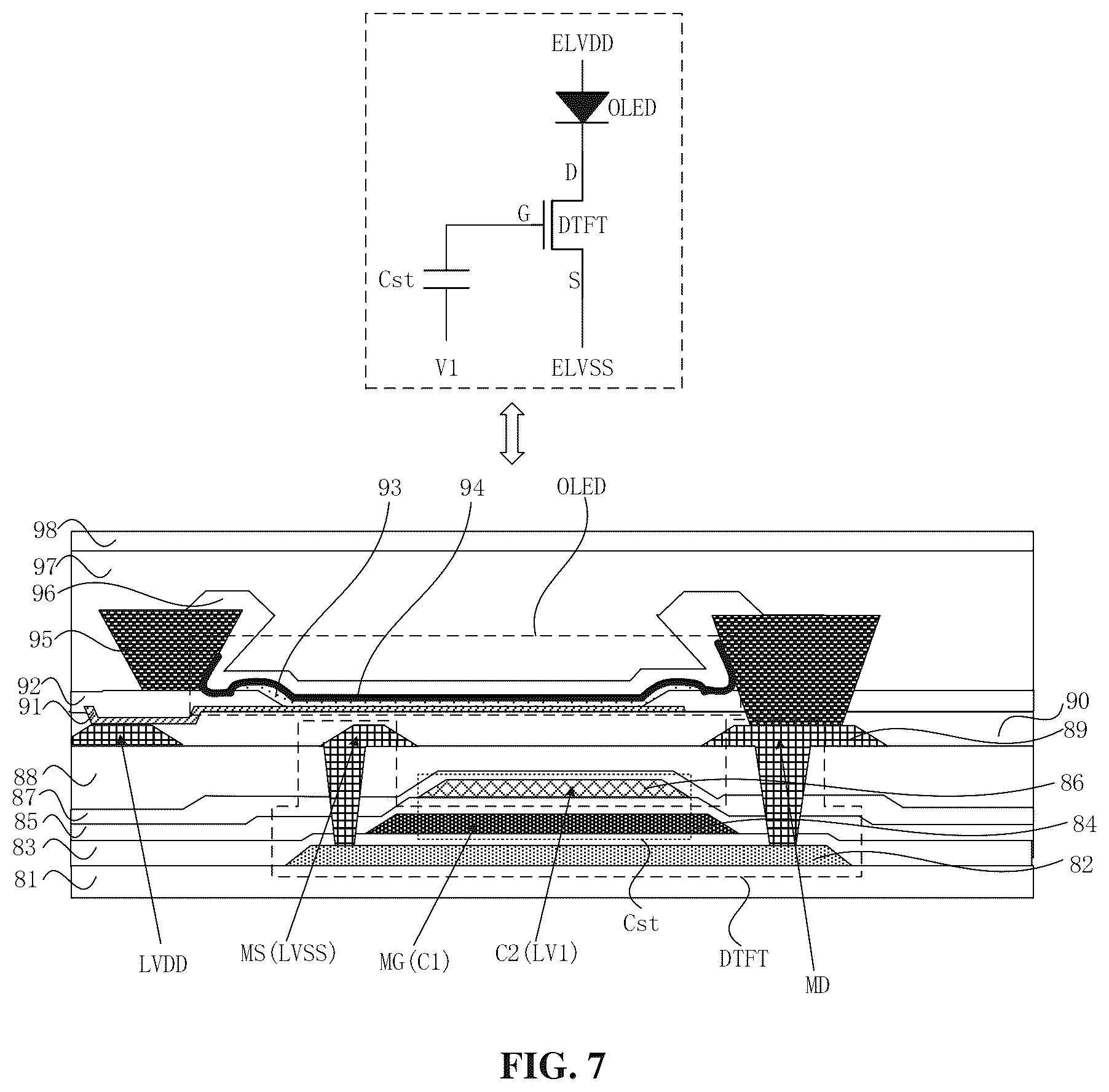 Patent US12586524 Figure 4 – Pixel circuit and display panel