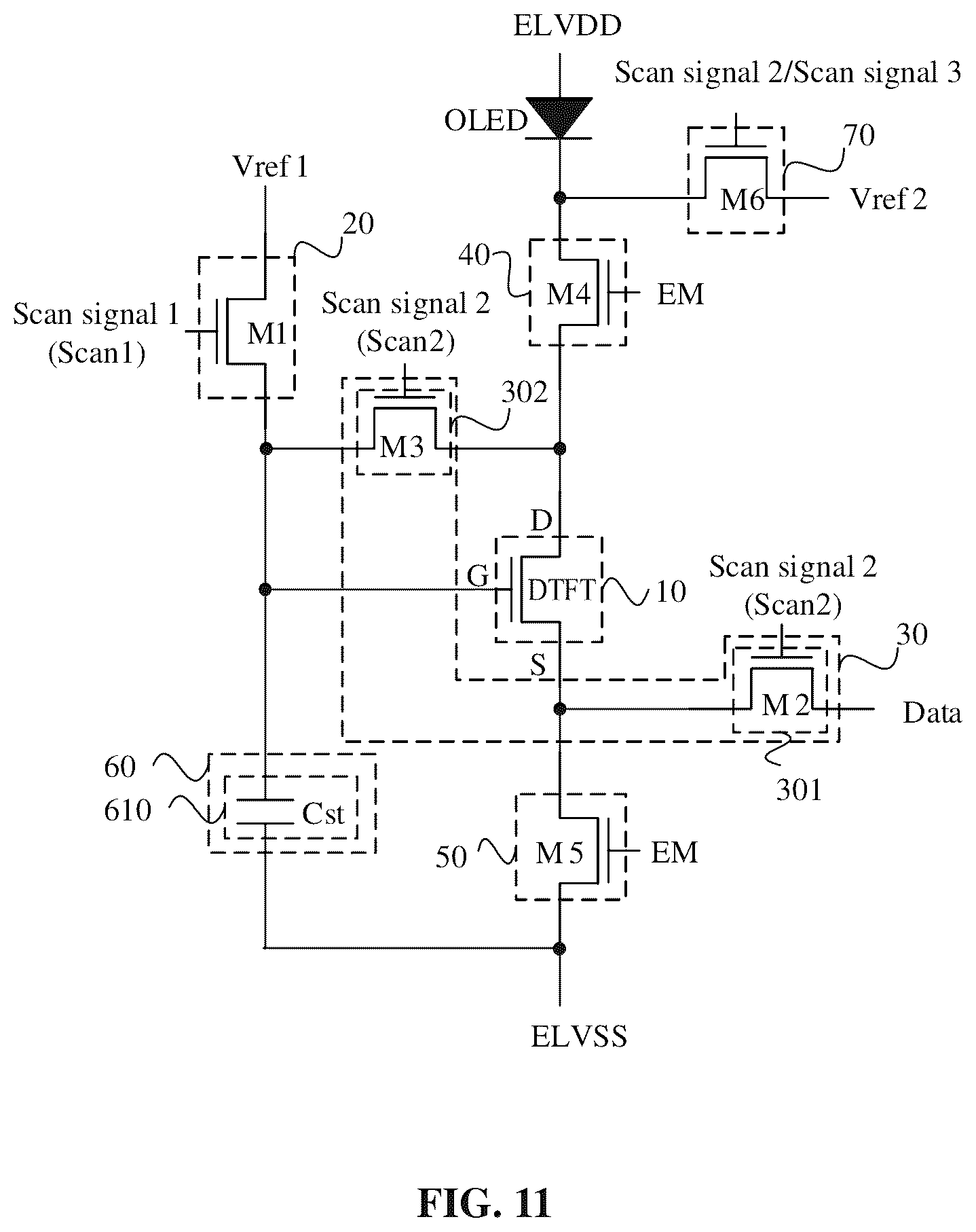 Patent US12586524 Figure 7 – Pixel circuit and display panel