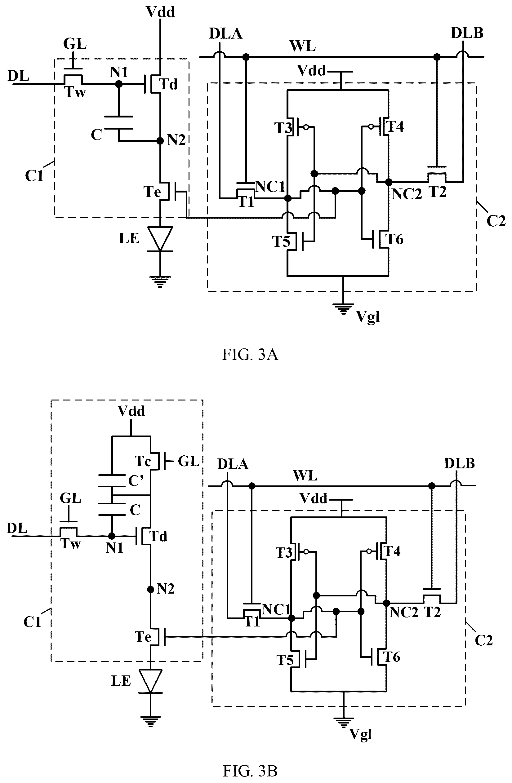 Patent US12586525 Figure 3 – Pixel driving circuit with driving current controlled by digital signals for grayscale control, display device and display method