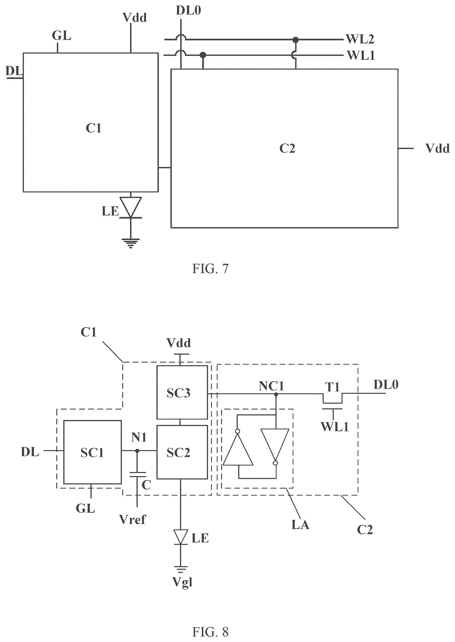 Patent US12586525 Figure 6 – Pixel driving circuit with driving current controlled by digital signals for grayscale control, display device and display method