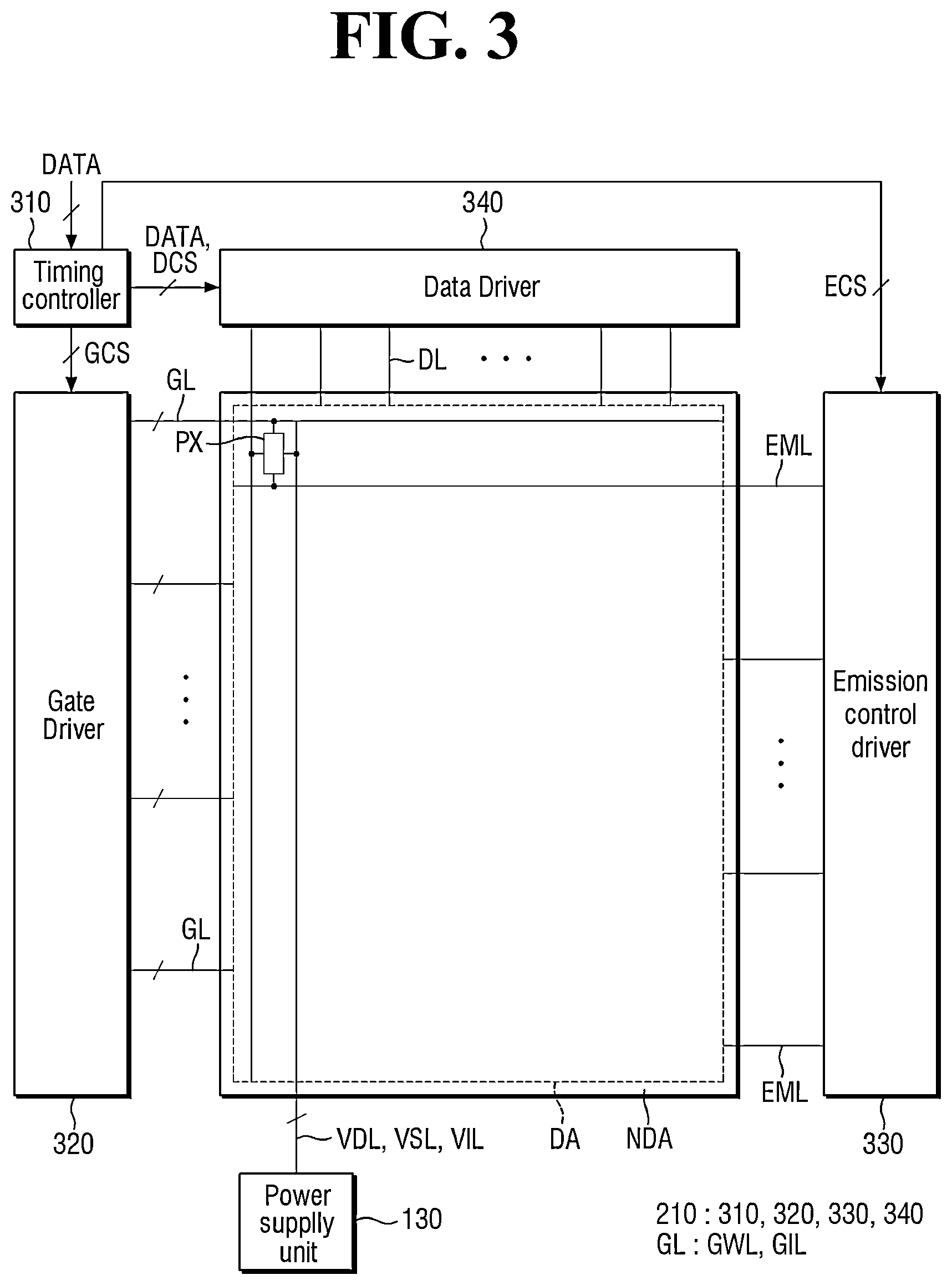 Patent US12586526 Figure 3 – Display device and mobile electronic device including the same
