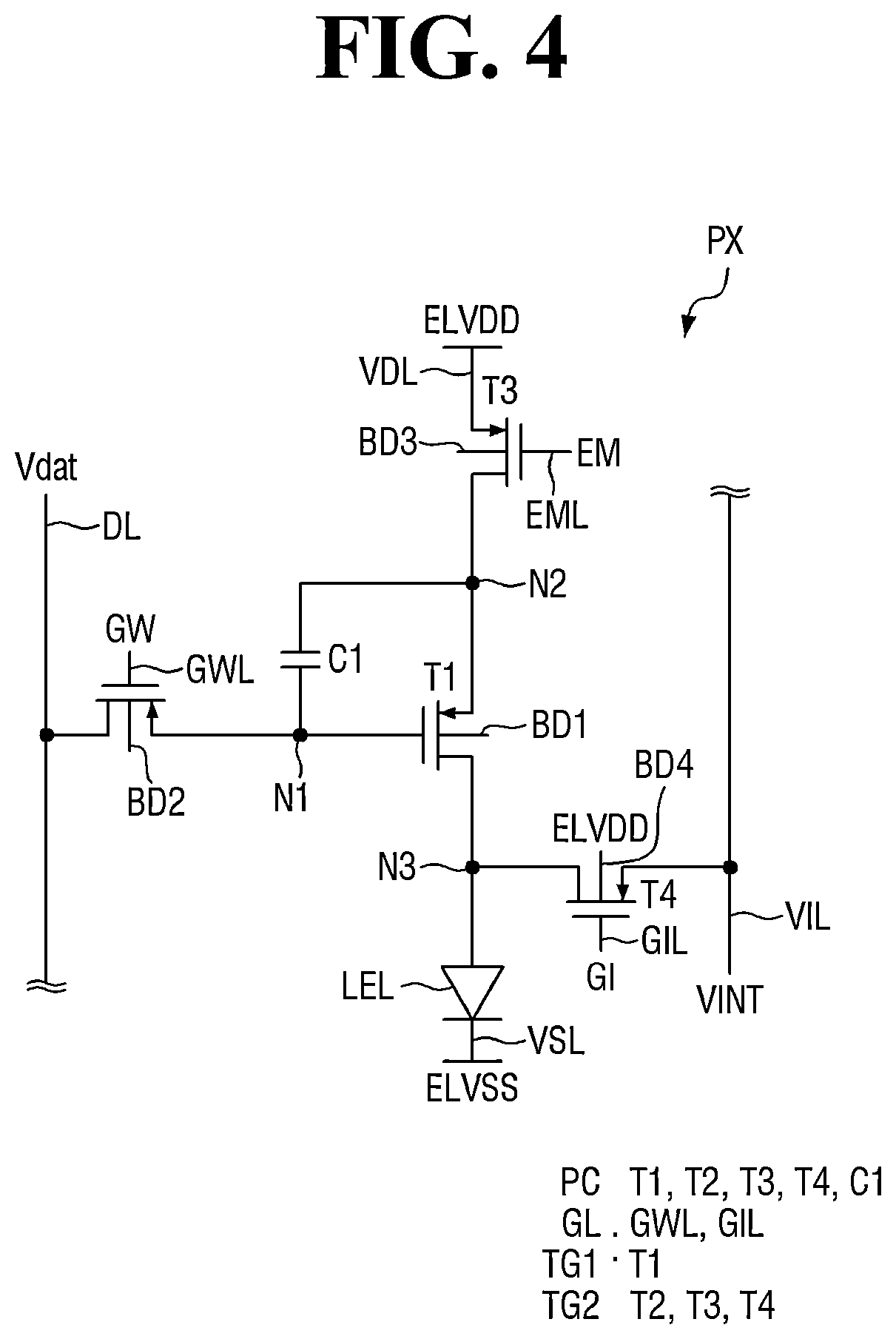Patent US12586526 Figure 4 – Display device and mobile electronic device including the same