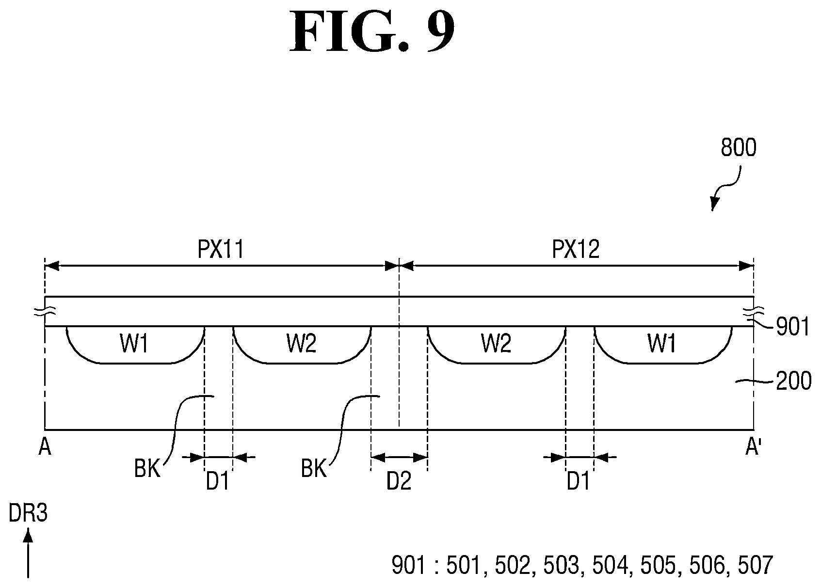 Patent US12586526 Figure 9 – Display device and mobile electronic device including the same