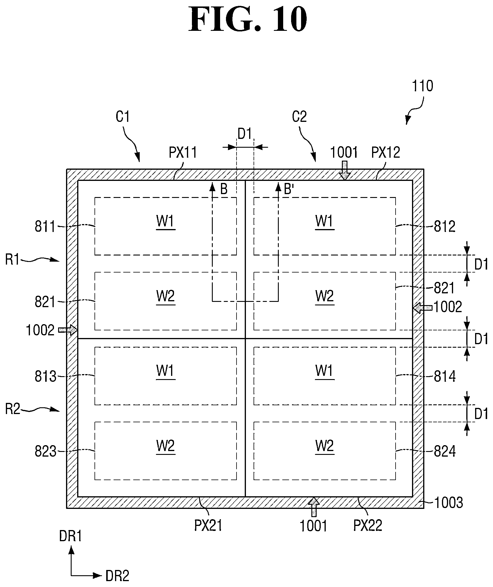 Patent US12586526 Figure 10 – Display device and mobile electronic device including the same