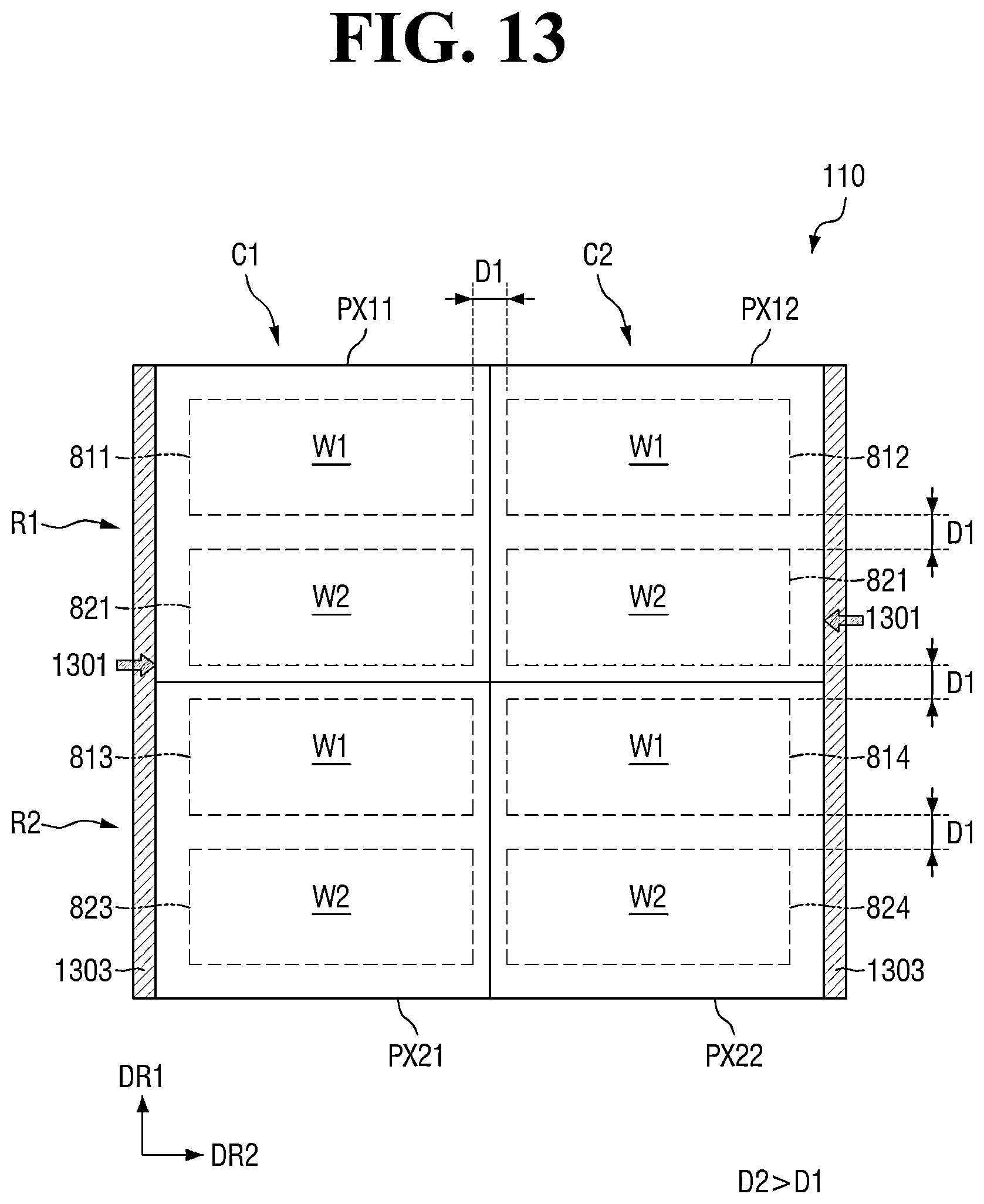 Patent US12586526 Figure 13 – Display device and mobile electronic device including the same