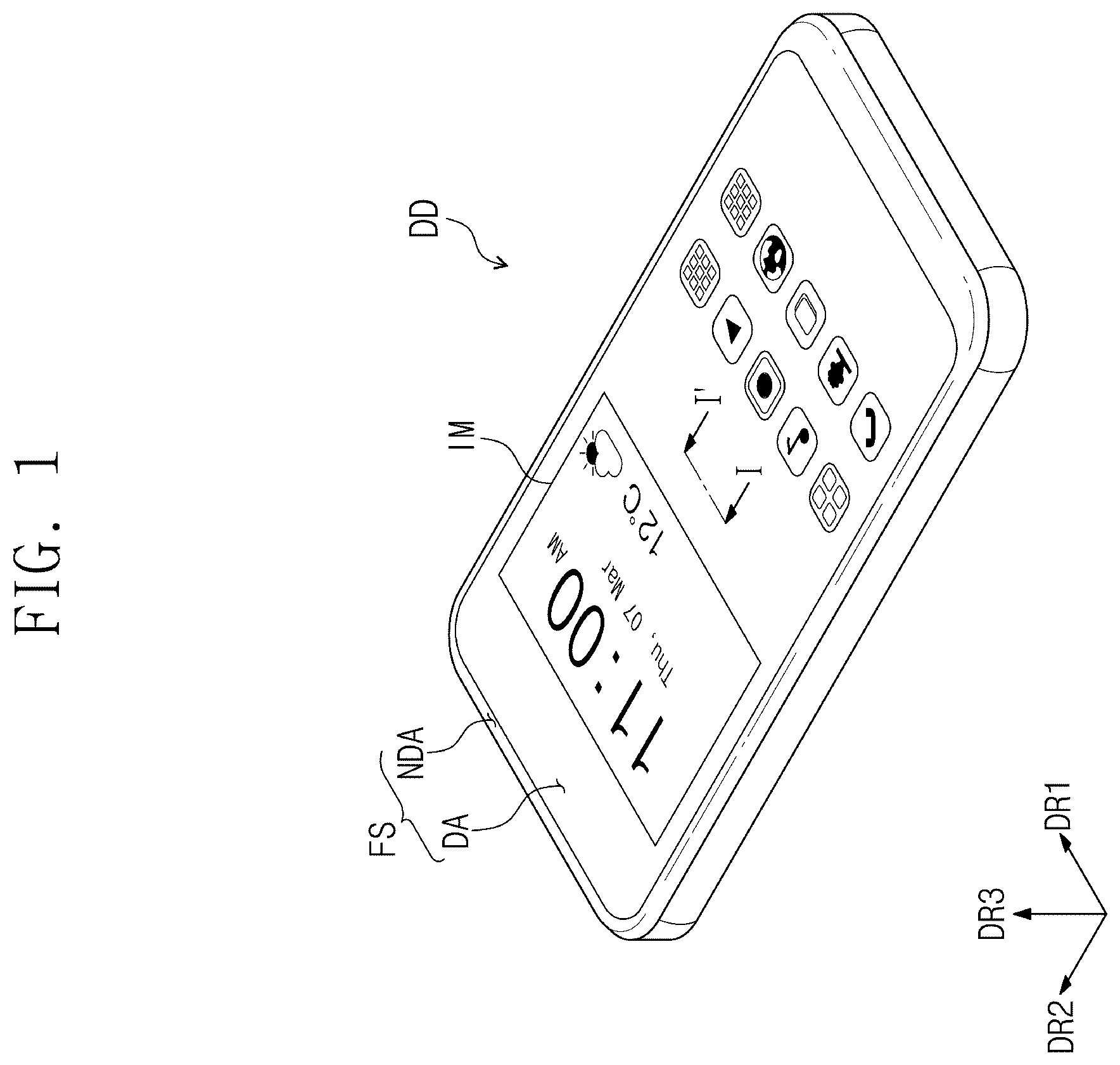 Patent US12586527 Figure 1 – Pixel driving circuit, display device including the same, and method for driving the display device