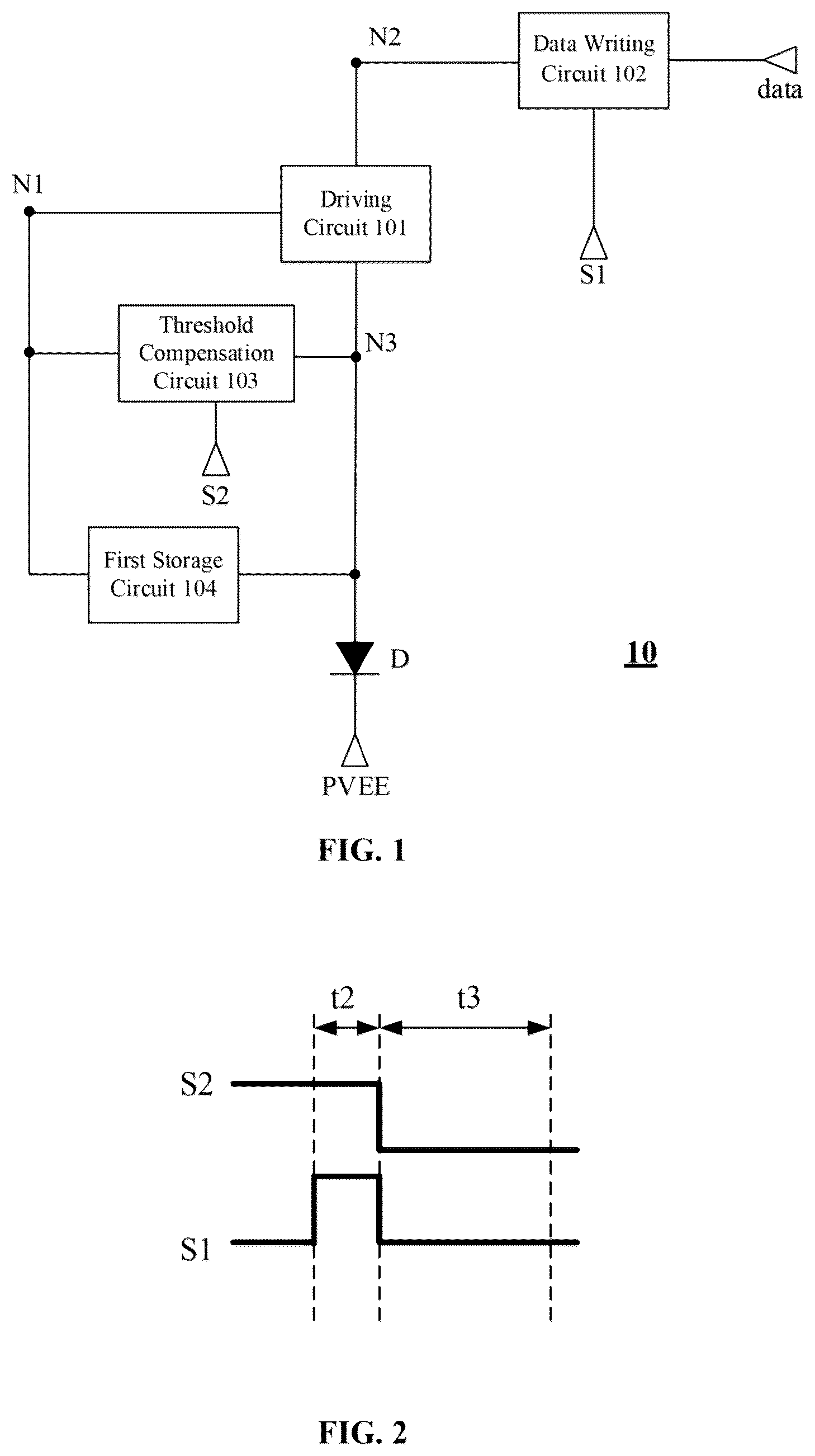 Patent US12586528 Figure 1 – Pixel driving circuit, array substrate and display device