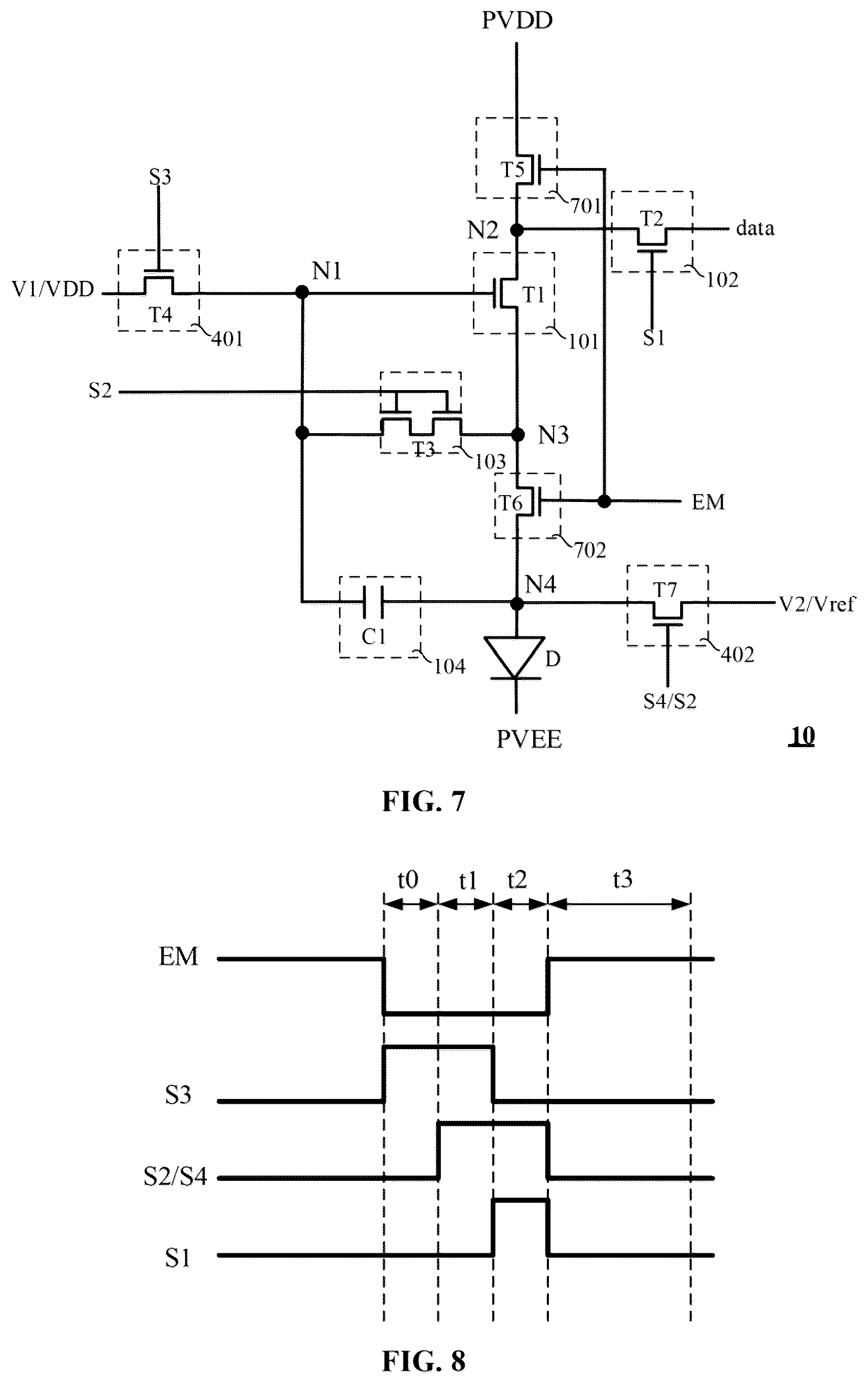 Patent US12586528 Figure 4 – Pixel driving circuit, array substrate and display device